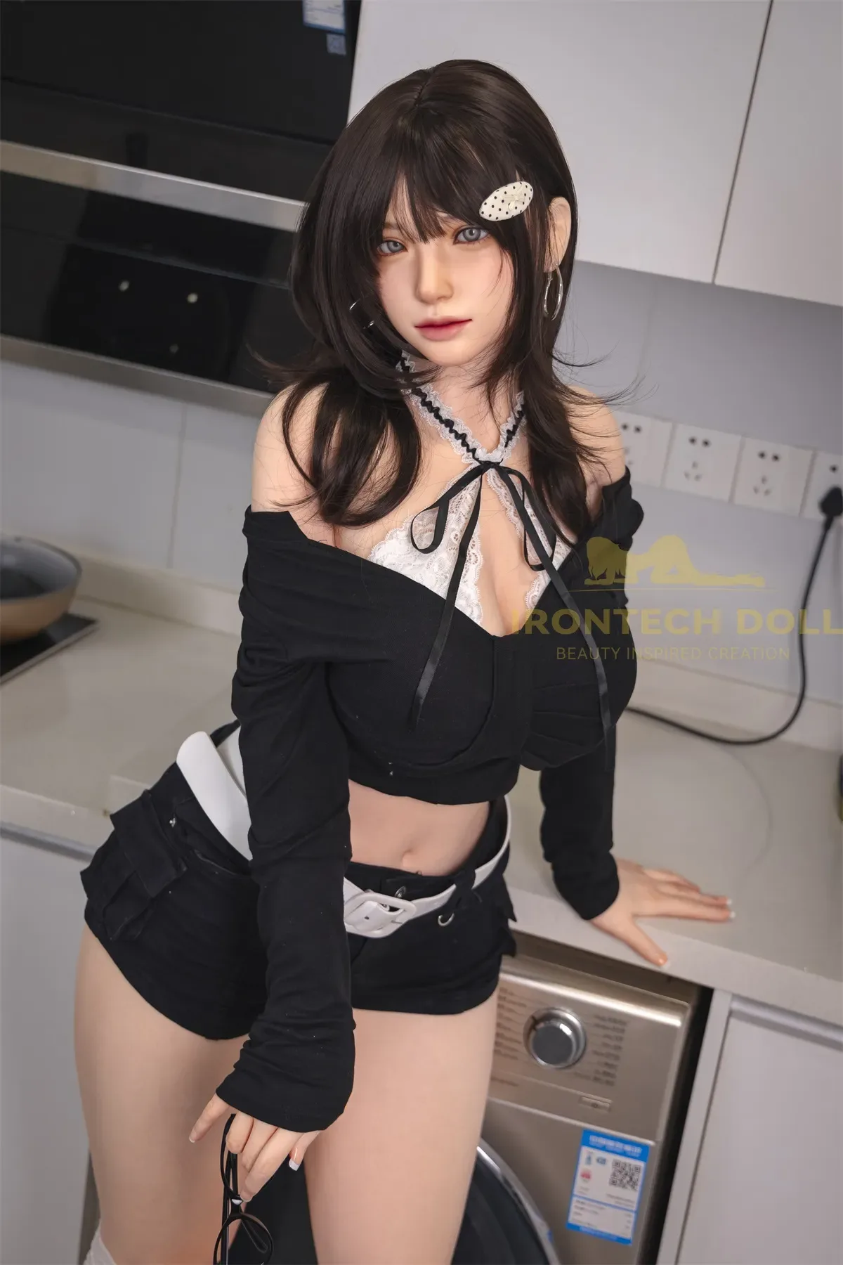 Irontech | Kitty -5ft 4/165cm Academy Flirty Silicone Sex Doll, ROS MAX Head S32 view 2