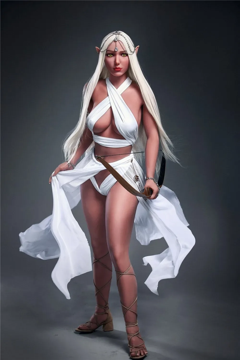 Irontech | Scarlet -5ft 5/166cm(2.0) White-Haired Elf TPE Sex Doll view 4