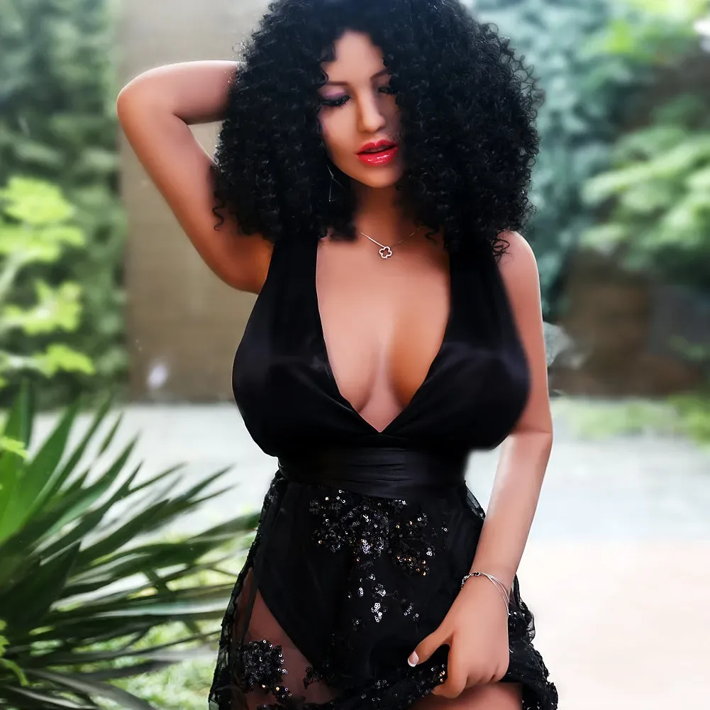 SY Doll丨Erica -158cm (5ft2) Big Breasts Life-Like Sex Doll With Pretty Afro Hair view 4