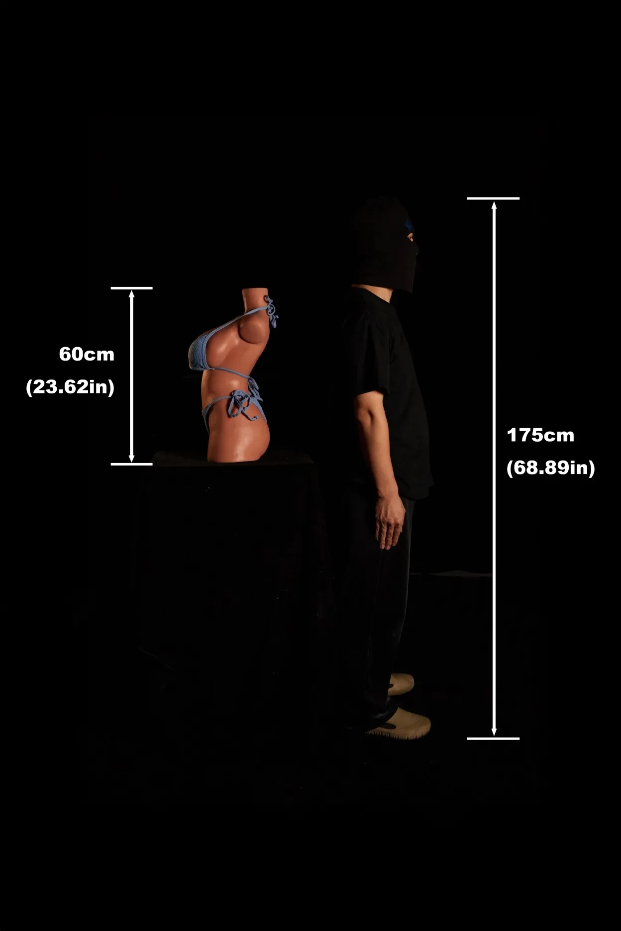 Climax Doll | 2ft /60cm G-Cup Ultra-Lightweight Silicone Sex Torso 664#, CLM ULW Series view 4