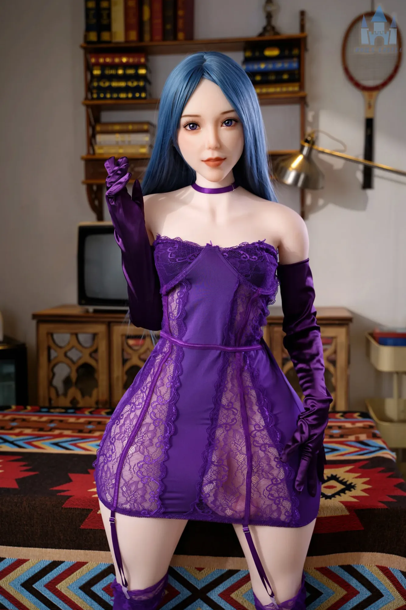 Dolls Castle | Coral -4ft 10/148cm B-Cup Femboy TPE Sex Doll With Fixed Penis