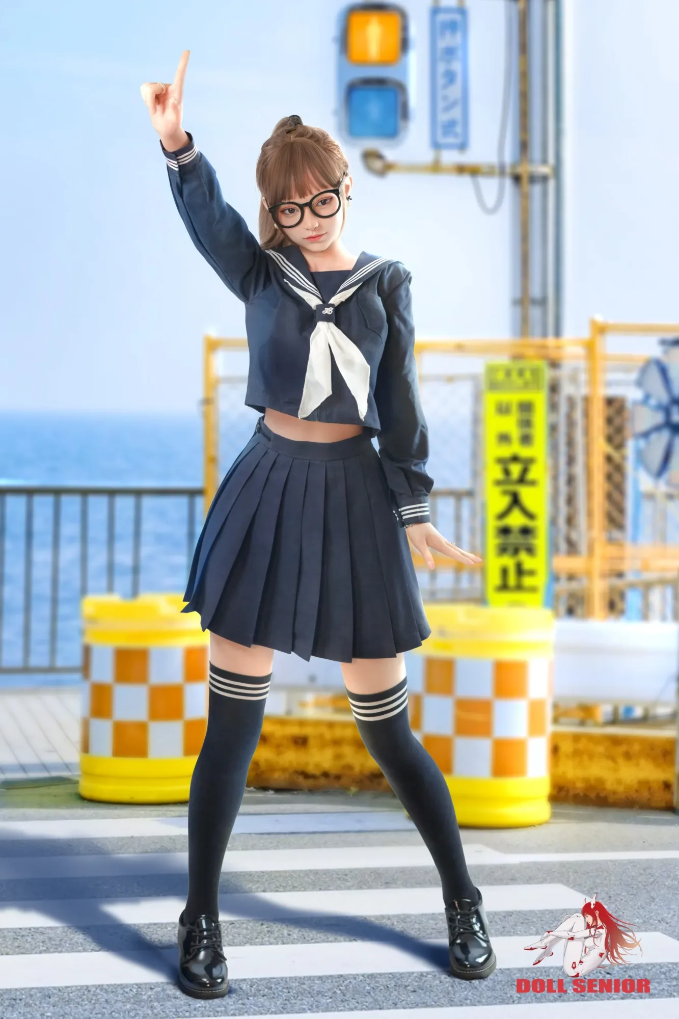 Doll Senior | Mengshu-5ft3/163cm E Cup Silicone ROS Head Sex Doll view 6