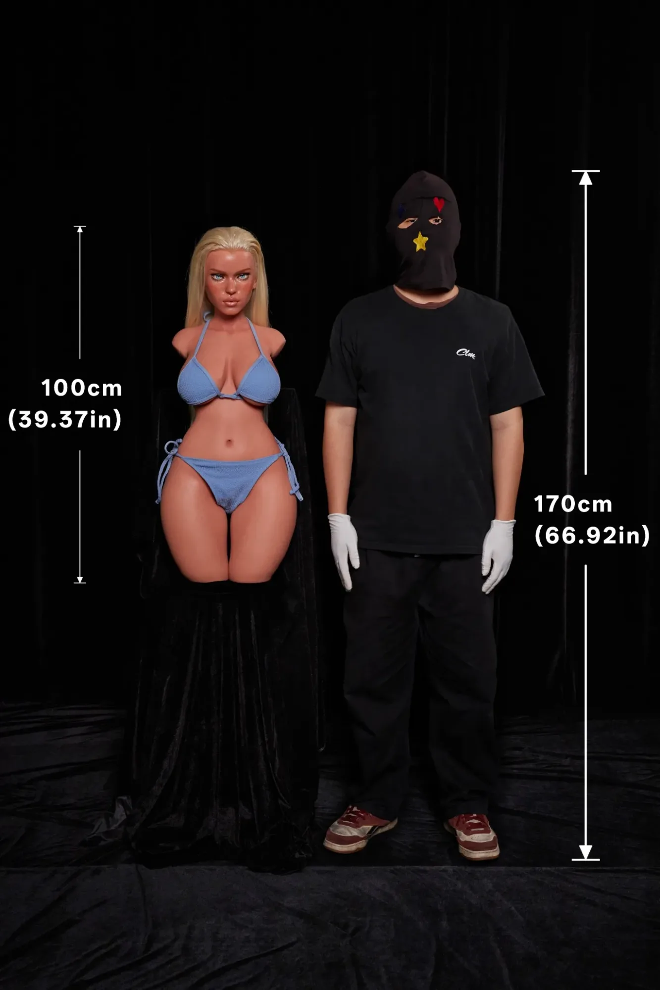 Climax Doll | 3ft 3/100cm E-Cup Ultra-Lightweight Silicone Sex Torso 883# With Head Fiora, CLM ULW Series view 3