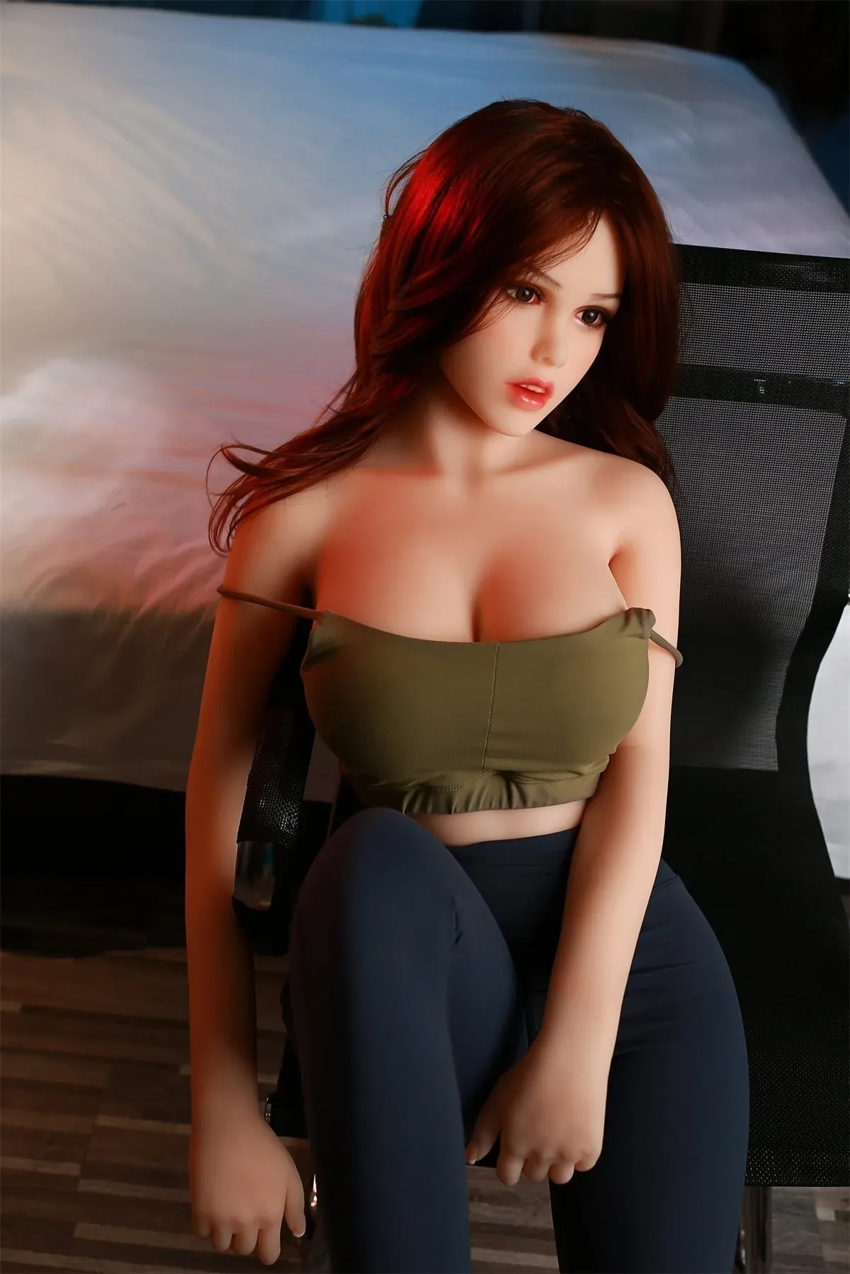 Cicely - 5ft2 (158cm)  Top-Quality Realistic TPE Sex Doll With Red Hair (In Stock US) view 6