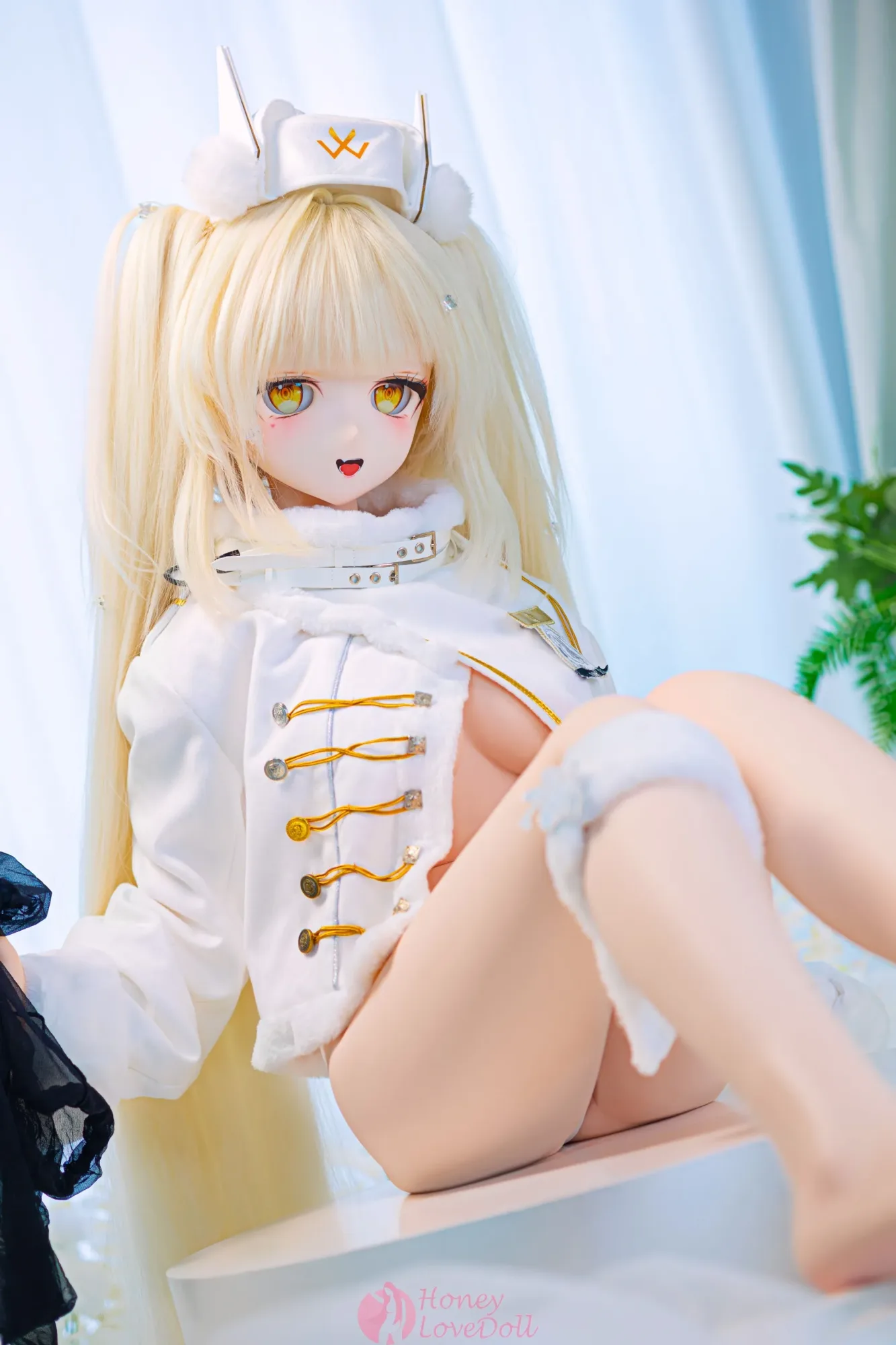 WM | Blanc- 5ft 1/157cm Victory Goddess Silicone Anime Sex Doll view 4
