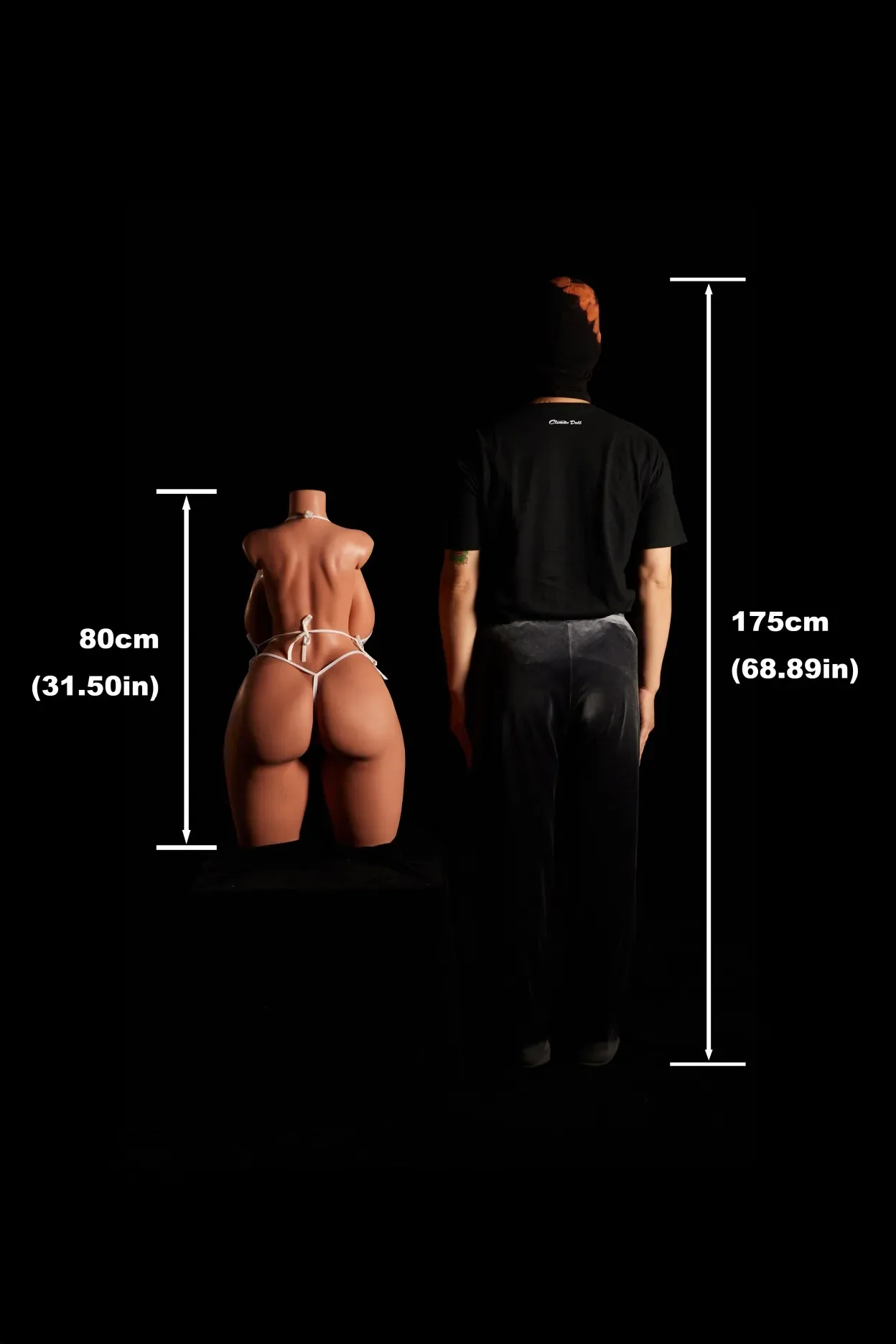 Climax Doll | 2ft 7/80cm K-Cup Ultra-Lightweight Silicone Sex Torso 884#, CLM ULW Series view 3