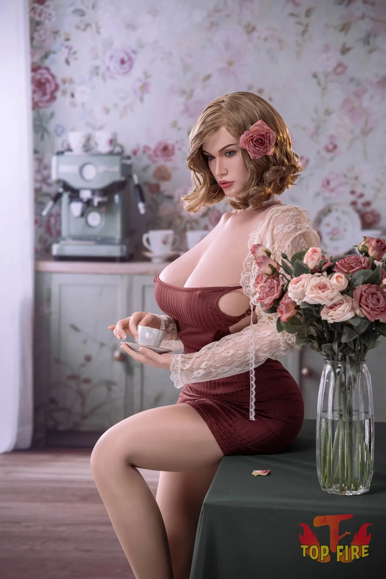 Top Fire | Violet -Ultra Light 5ft 7/174cm Realistic Skin Texture Silicone Sex Doll, T63 view 5