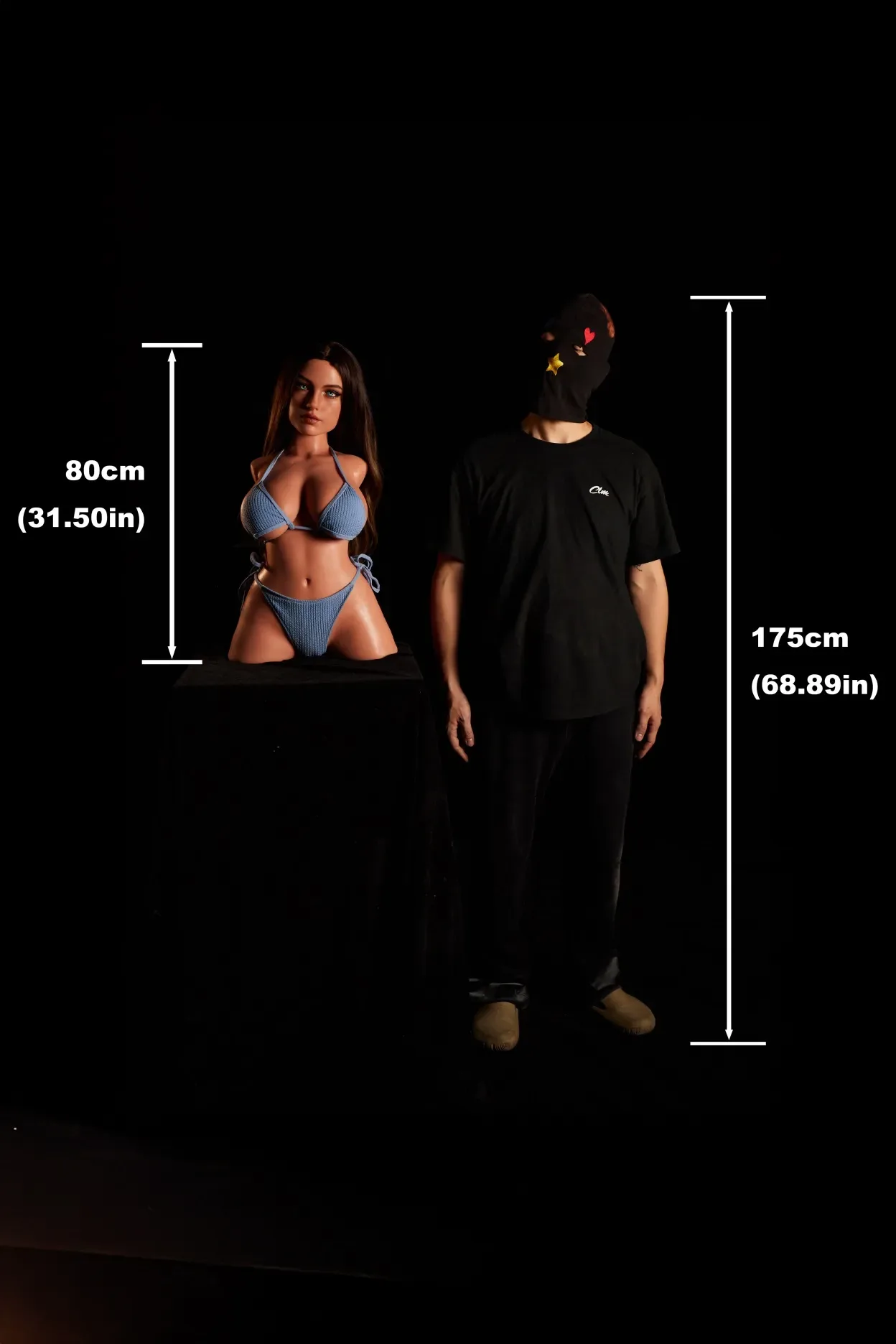 Climax Doll | 2ft 7/80cm G-Cup Ultra-Lightweight Silicone Sex Torso 664# With Head Eliza, CLM ULW Series view 6