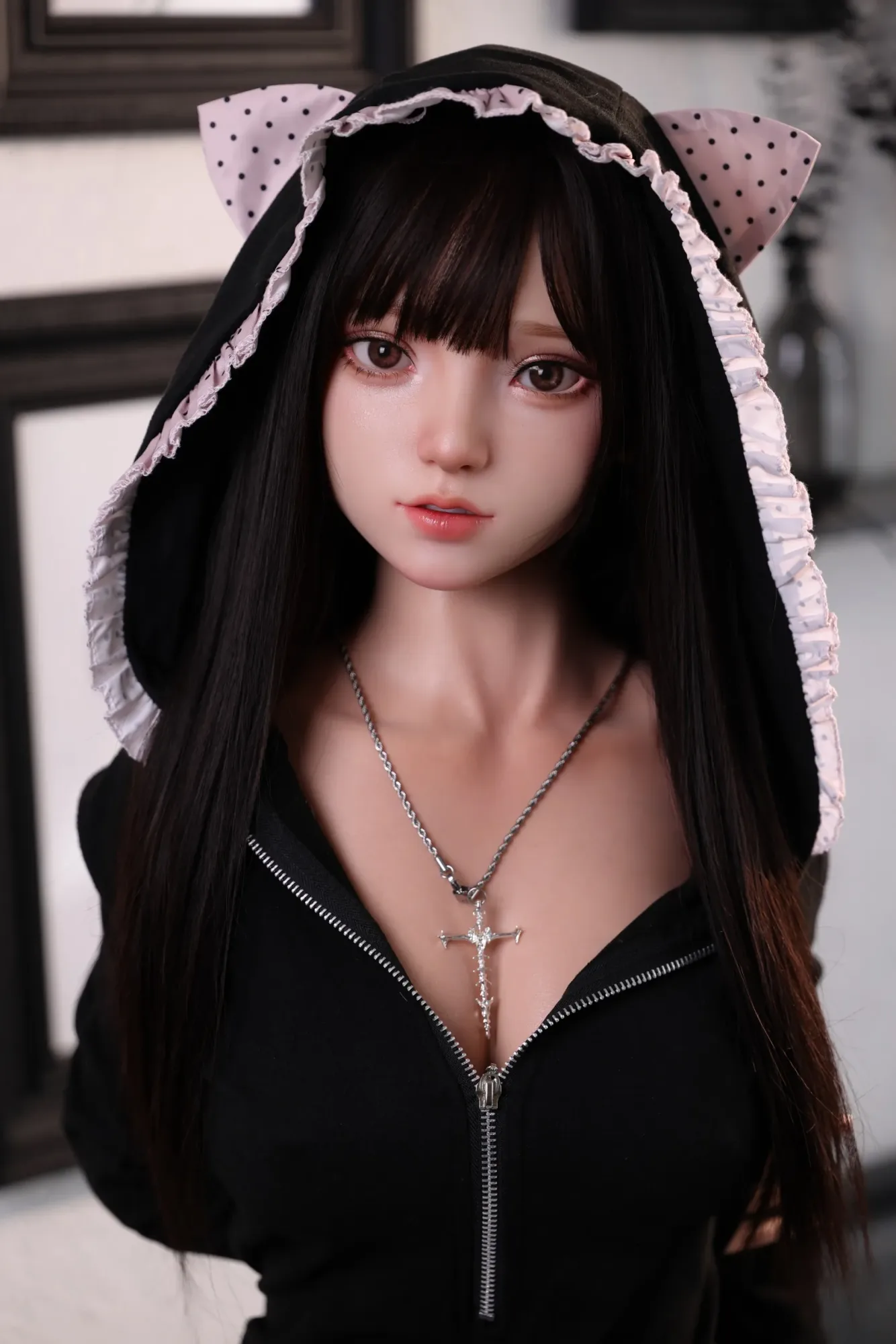 MZRAI Doll | Naomi -5ft 1/155cm Medium Breasts Kawaii Full Silicone Sex Doll, Head Y66