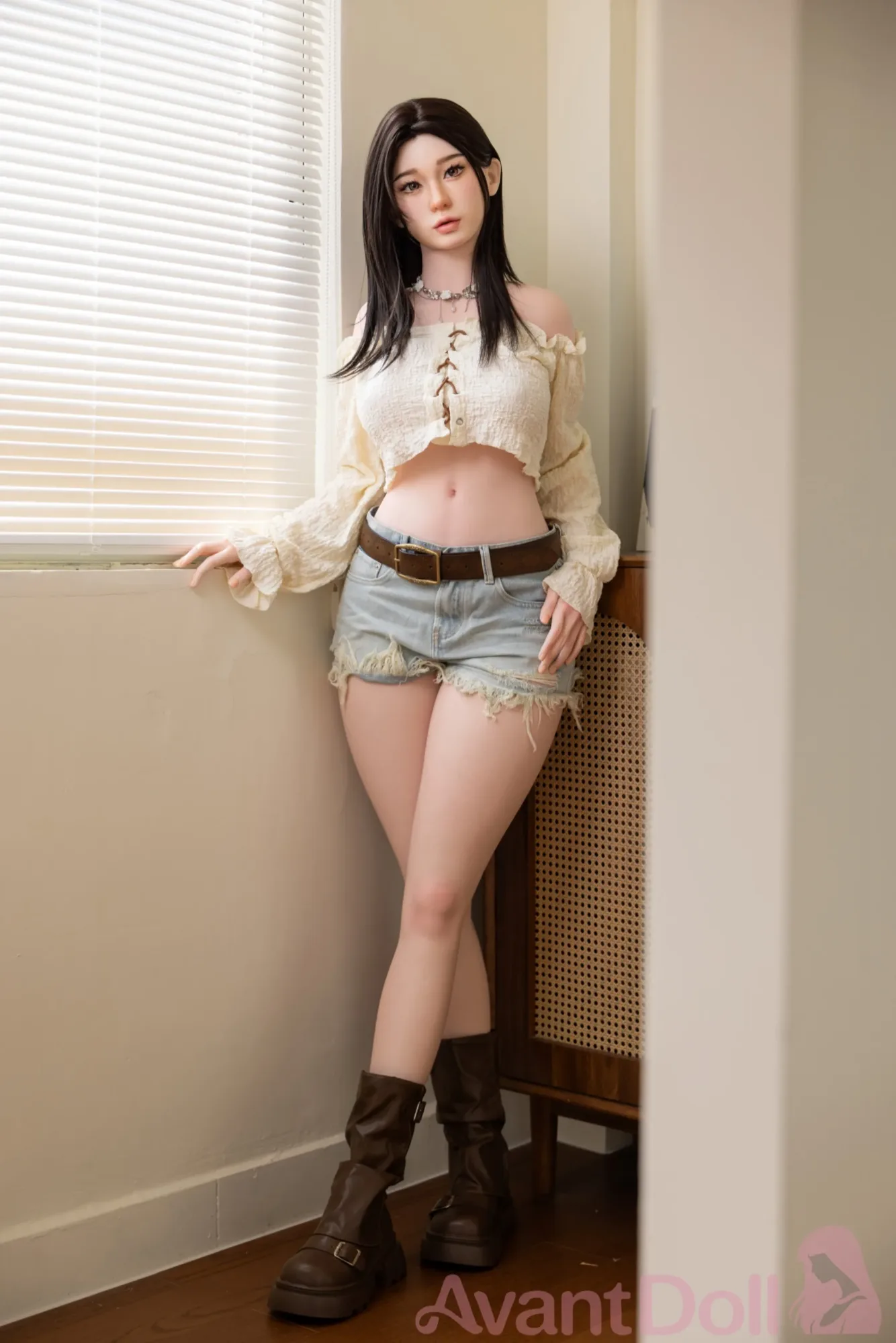 Avant Doll | LeeSuYeon-165cm/5ft5 F Cup Realistic Skin Texture ROS Head Full Silicone Doll view 8