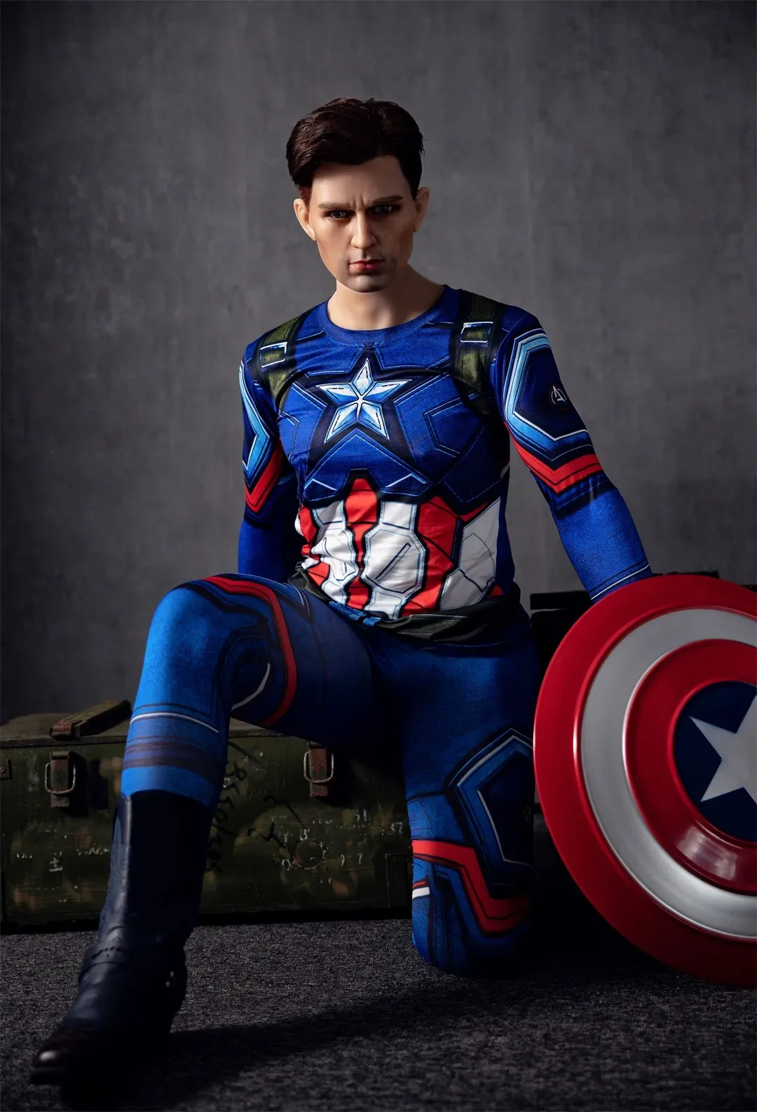 Enio - 5ft3 /160cm Captain America Male Sex Doll For Women view 1