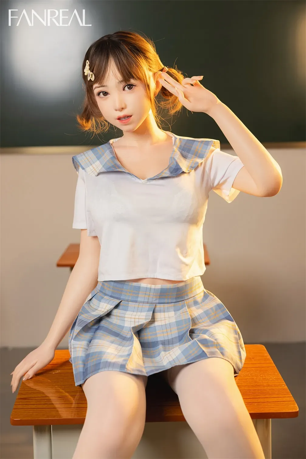 FanReal | Mo - 5ft 1/155cm F-Cup Silicone Sex Doll view 2