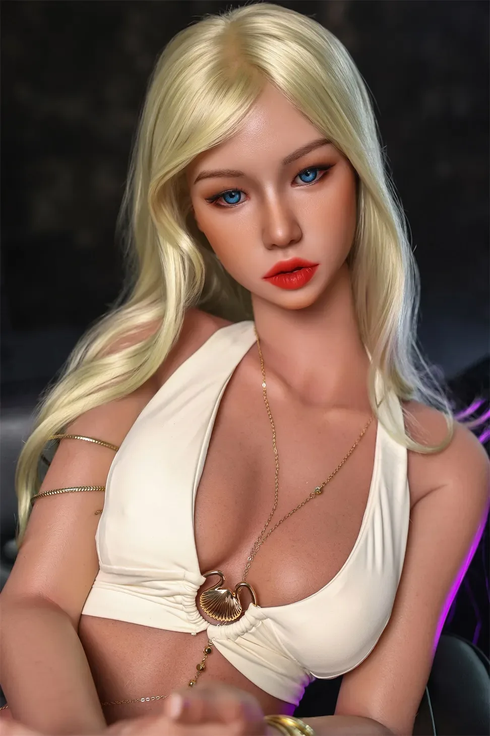 Orange In丨Lena -5ft 5/164cm Movable Jaw Silicone Head Sex Doll view 8