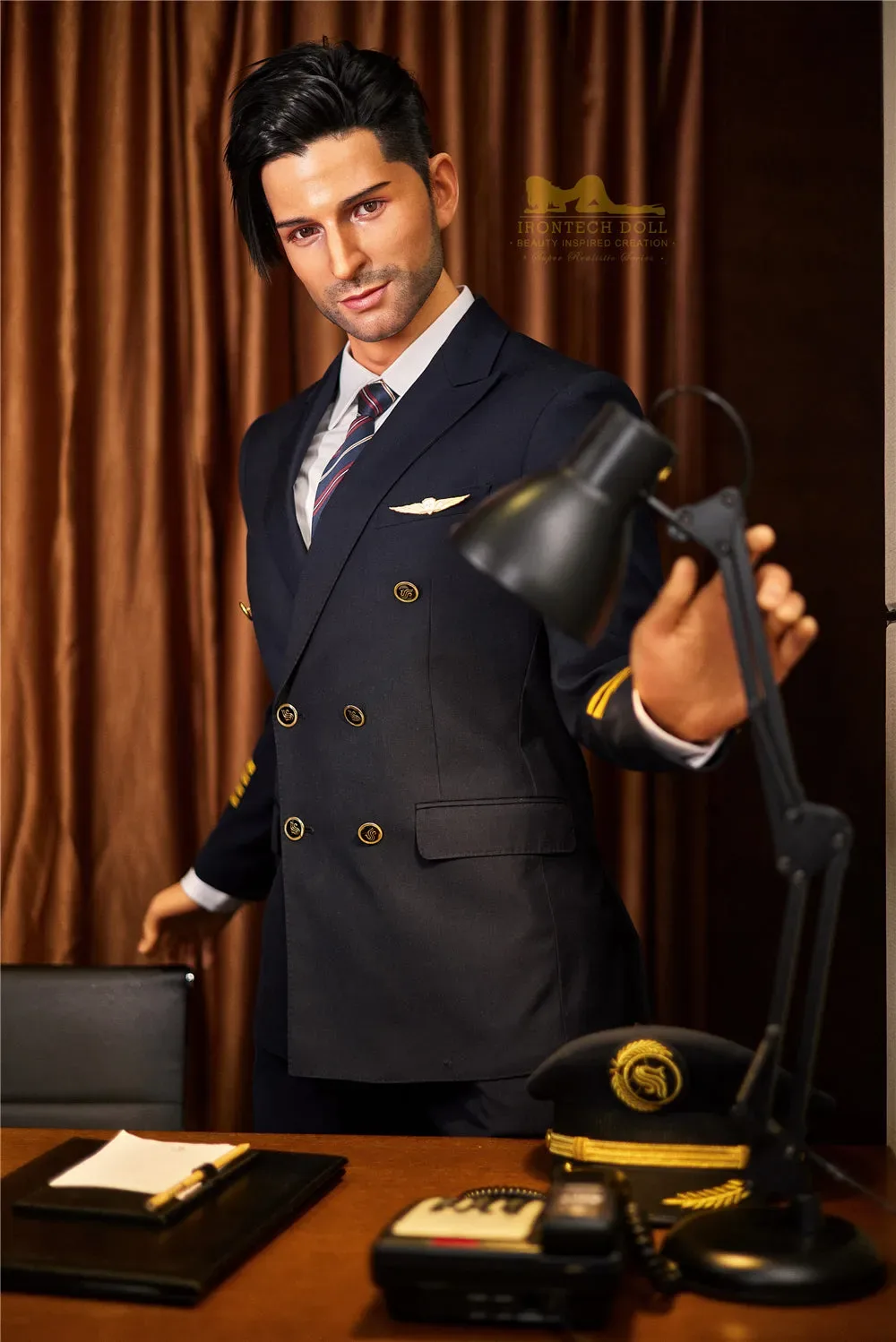 Irontech | George - 5ft9 (176cm) Pilot Silicone Male Sex Doll view 6