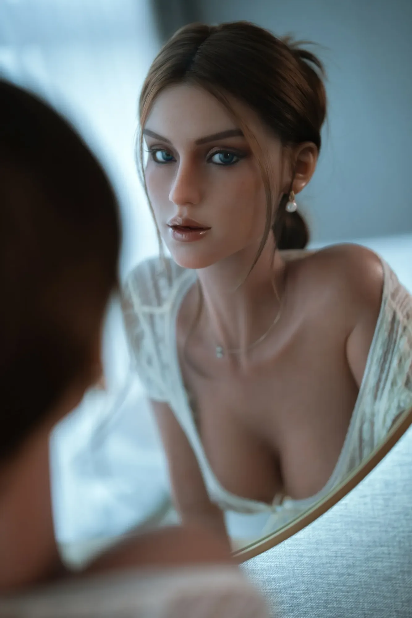 MZRAI Doll | Nicole -5ft 5/166cm Realistic Skin Texture Full Silicone Sex Doll, Head 0644