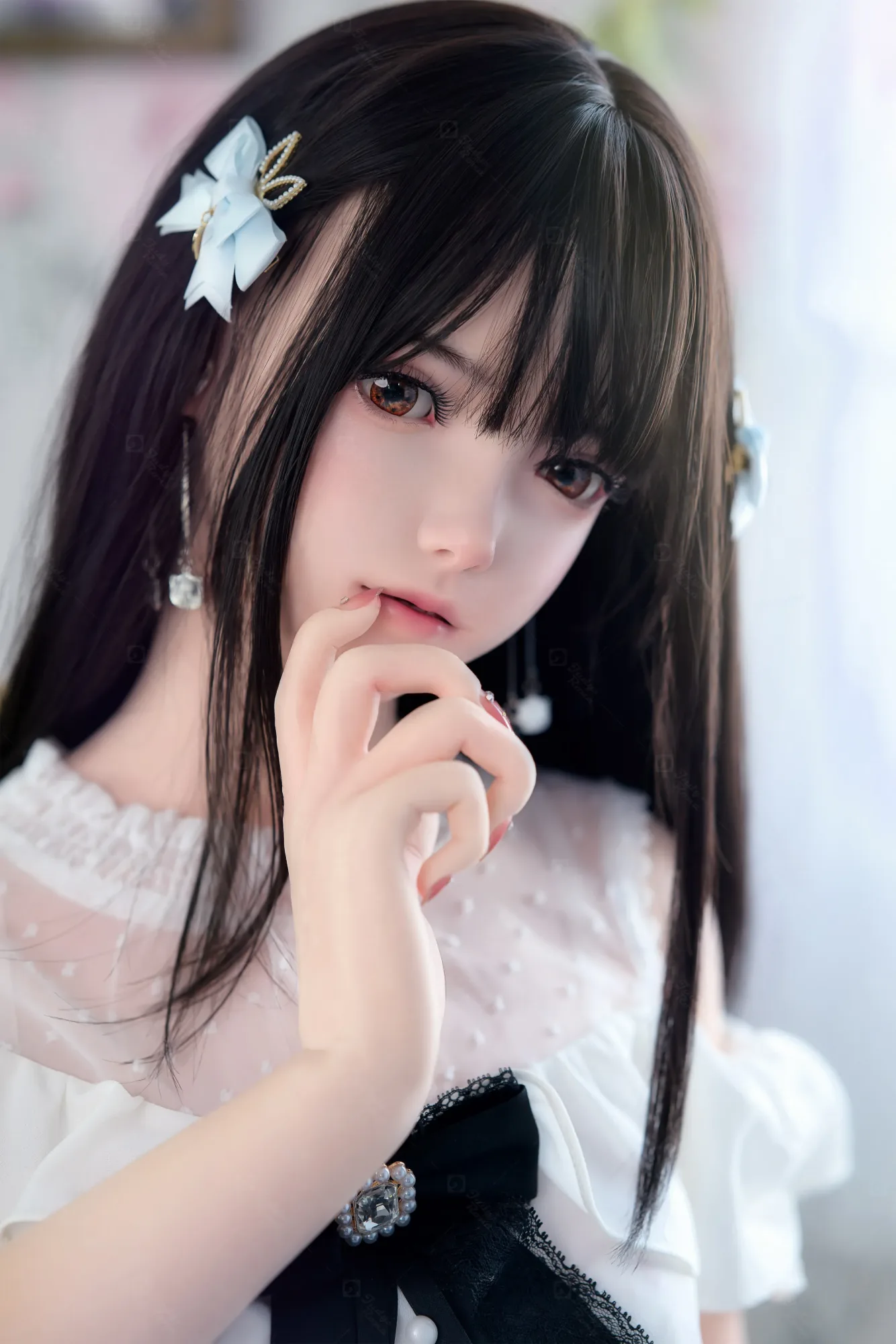 JR | Kaori - 4Ft 11(150cm) Japanese JK skirt Silicone Sex Doll view 4