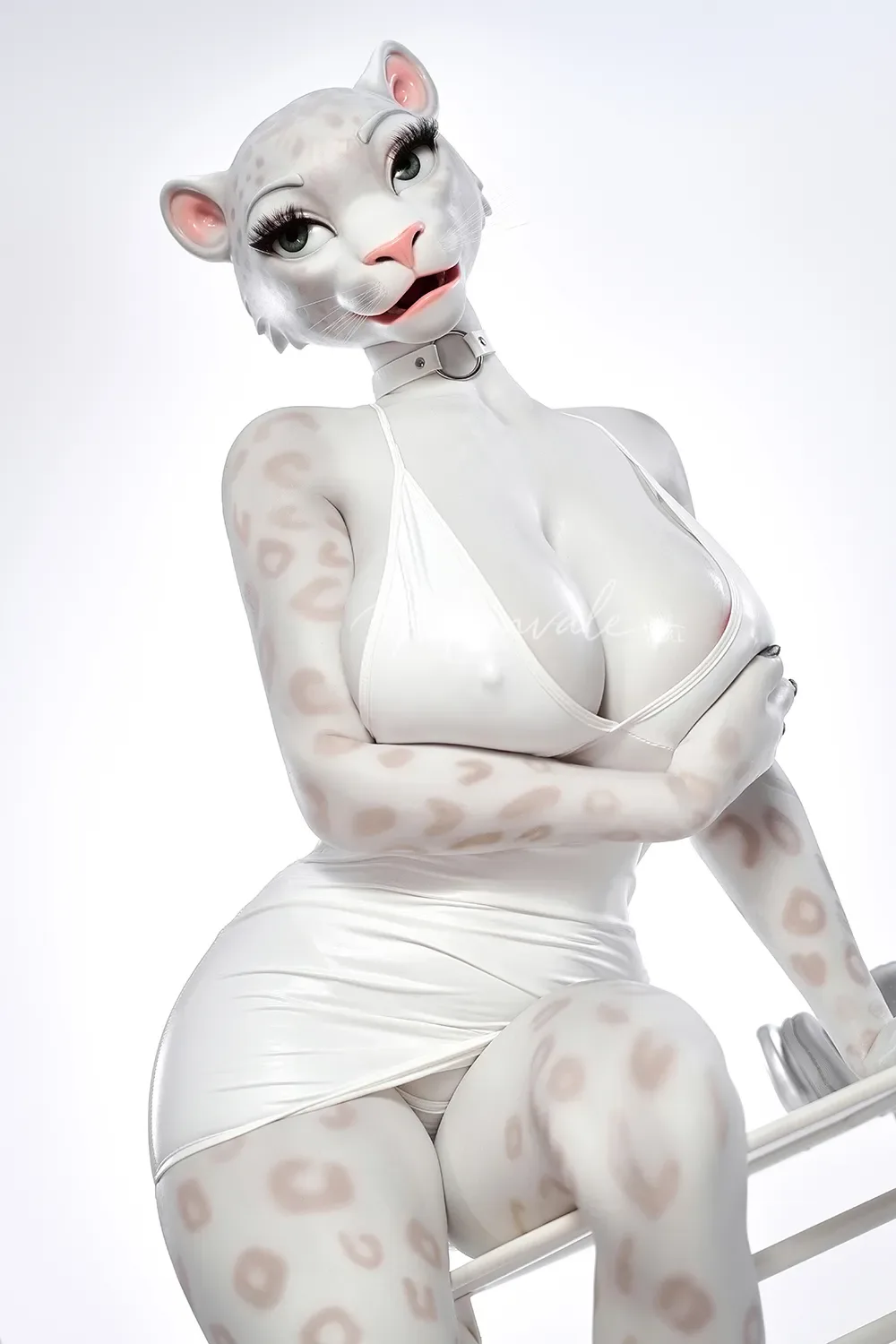 SY Doll & MoonVale Doll | Velara -5ft 5/165cm Anthro Snow Leopard Furry Silicone Sex Doll