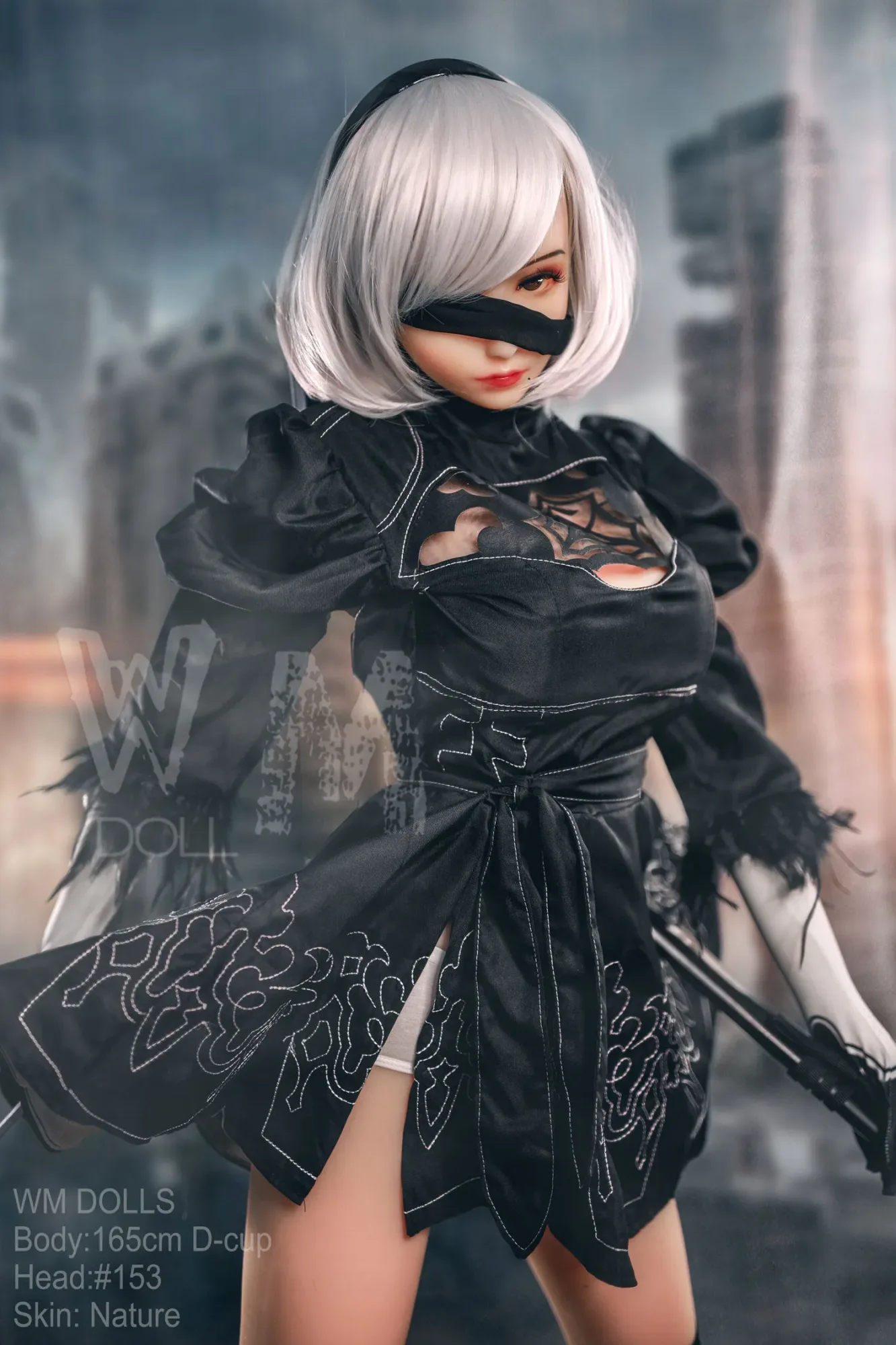 WM | 2B Anime 5ft 5/ 165cm D Cup Cosplay Sex Doll view 4