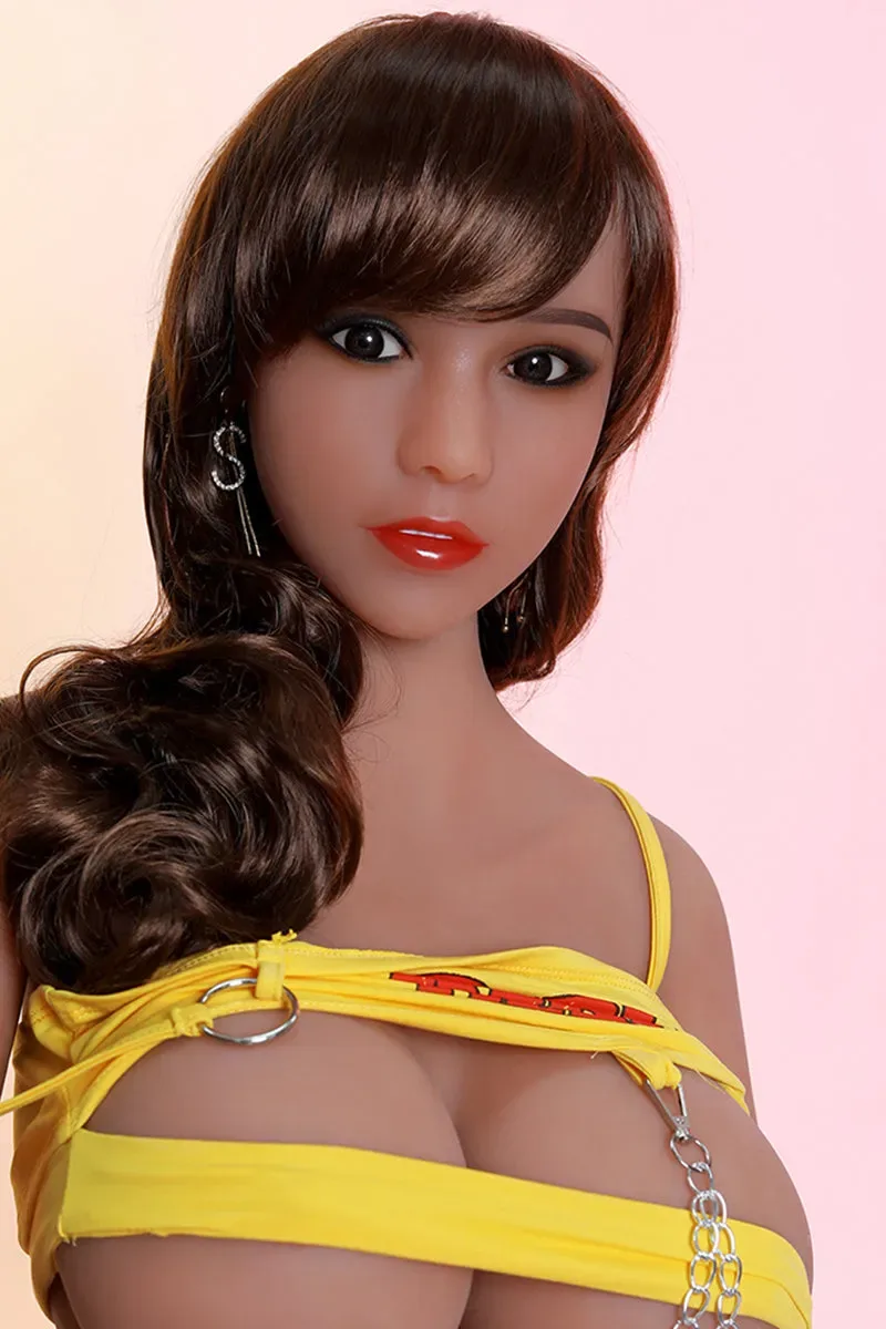 Violette- 158cm (5ft2) Big Breast Outgoing Sex Doll With Long Curly Hair ( In stock US) view 5