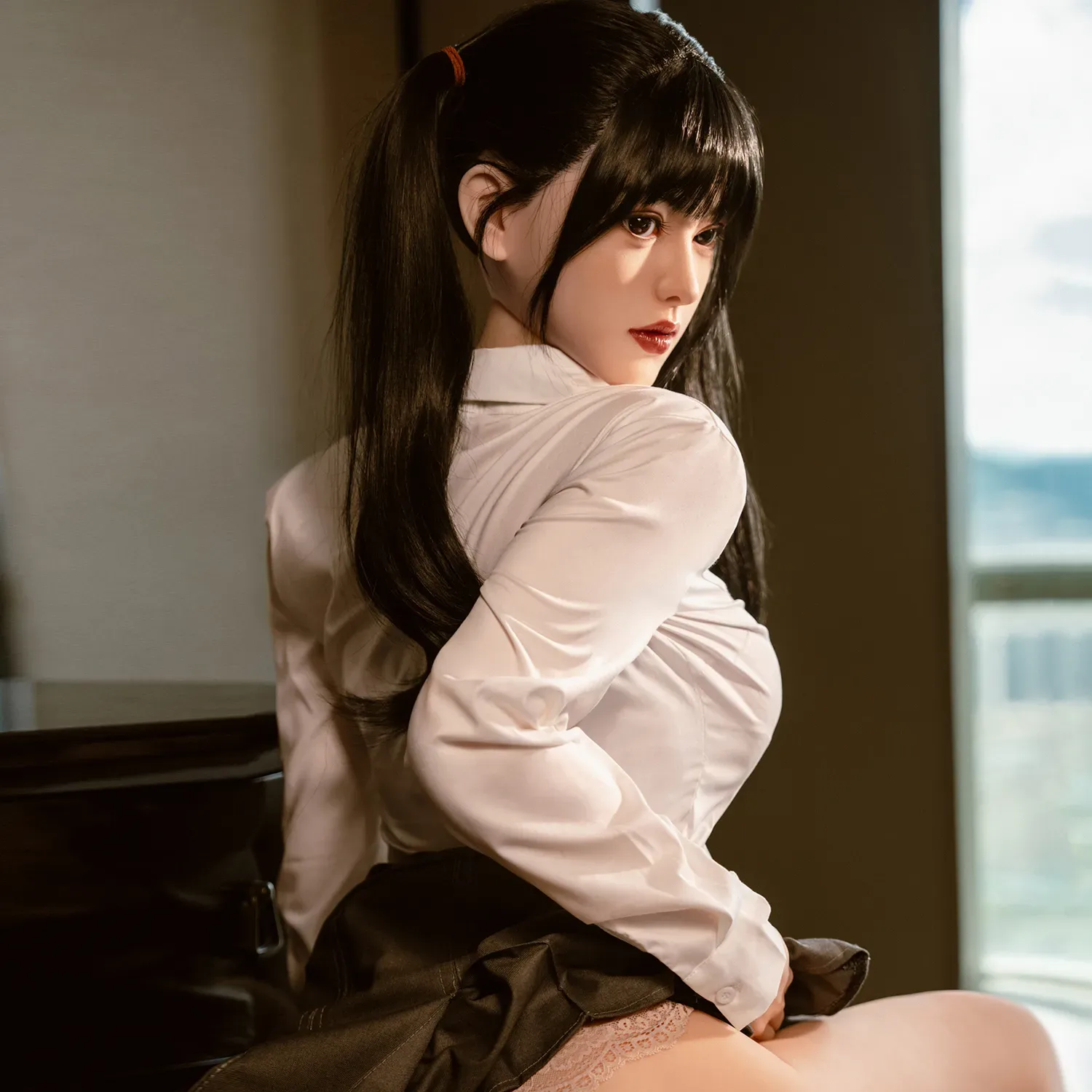 SY Doll丨Bailey -160cm/5ft3 C-Cup Asian Silicone Head Sex Doll view 4