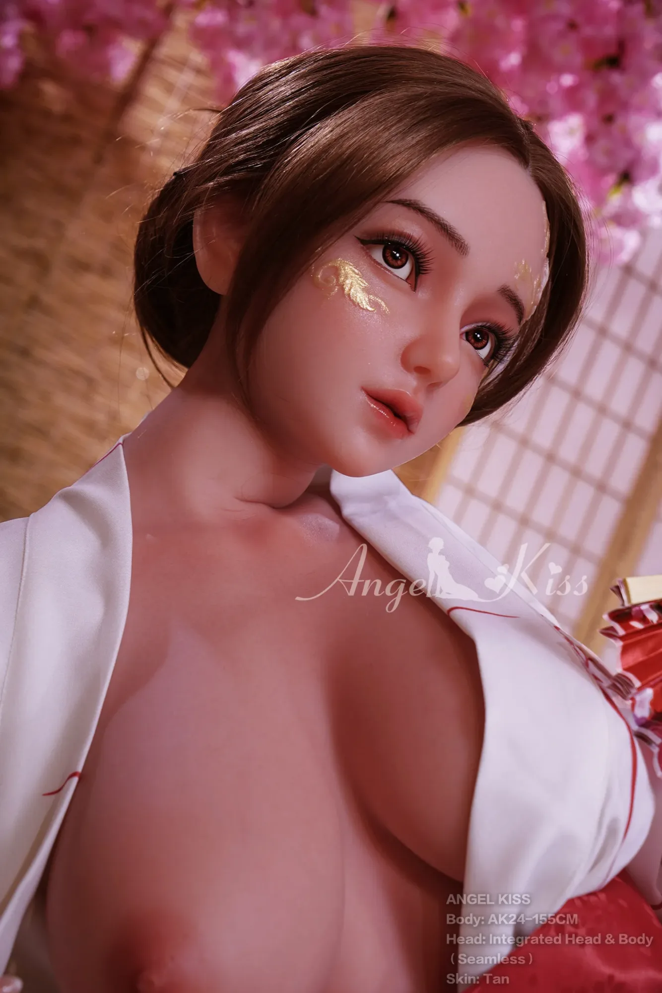 Angel Kiss | 155cm/5ft1 H-cup Silicone Sex Doll – Doreen Webb (All-in-one) view 8