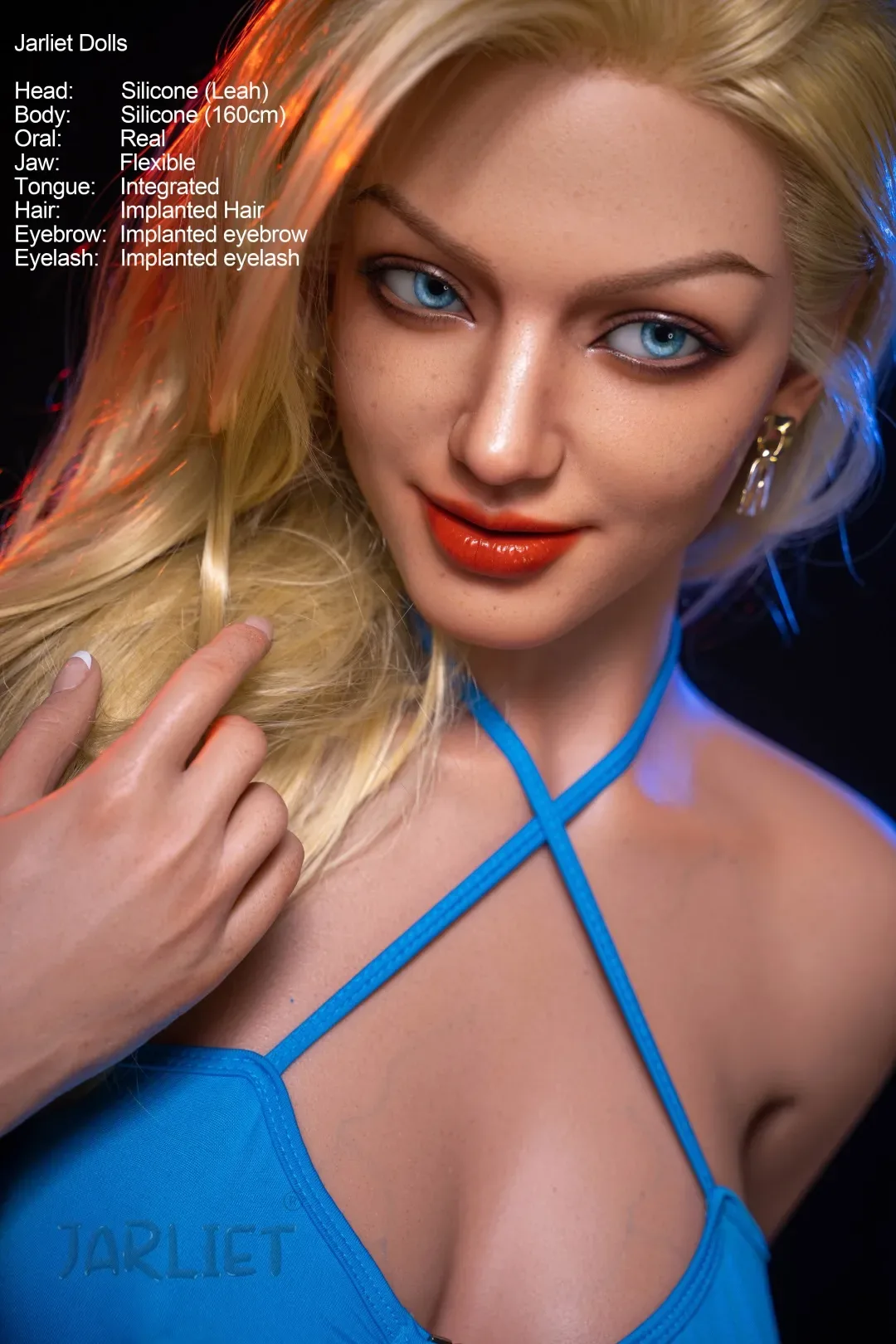 Jarliet丨Leah -5ft 2/160cm ROS Head Full Silicone Sex Doll view 2