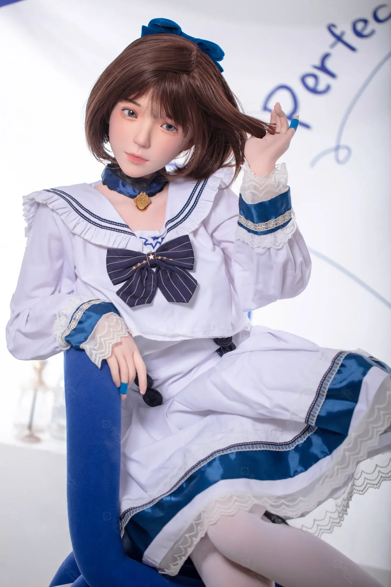 JR | Emi - 4Ft 10(148cm) Listen Conch Girl Silicone Sex Doll view 8