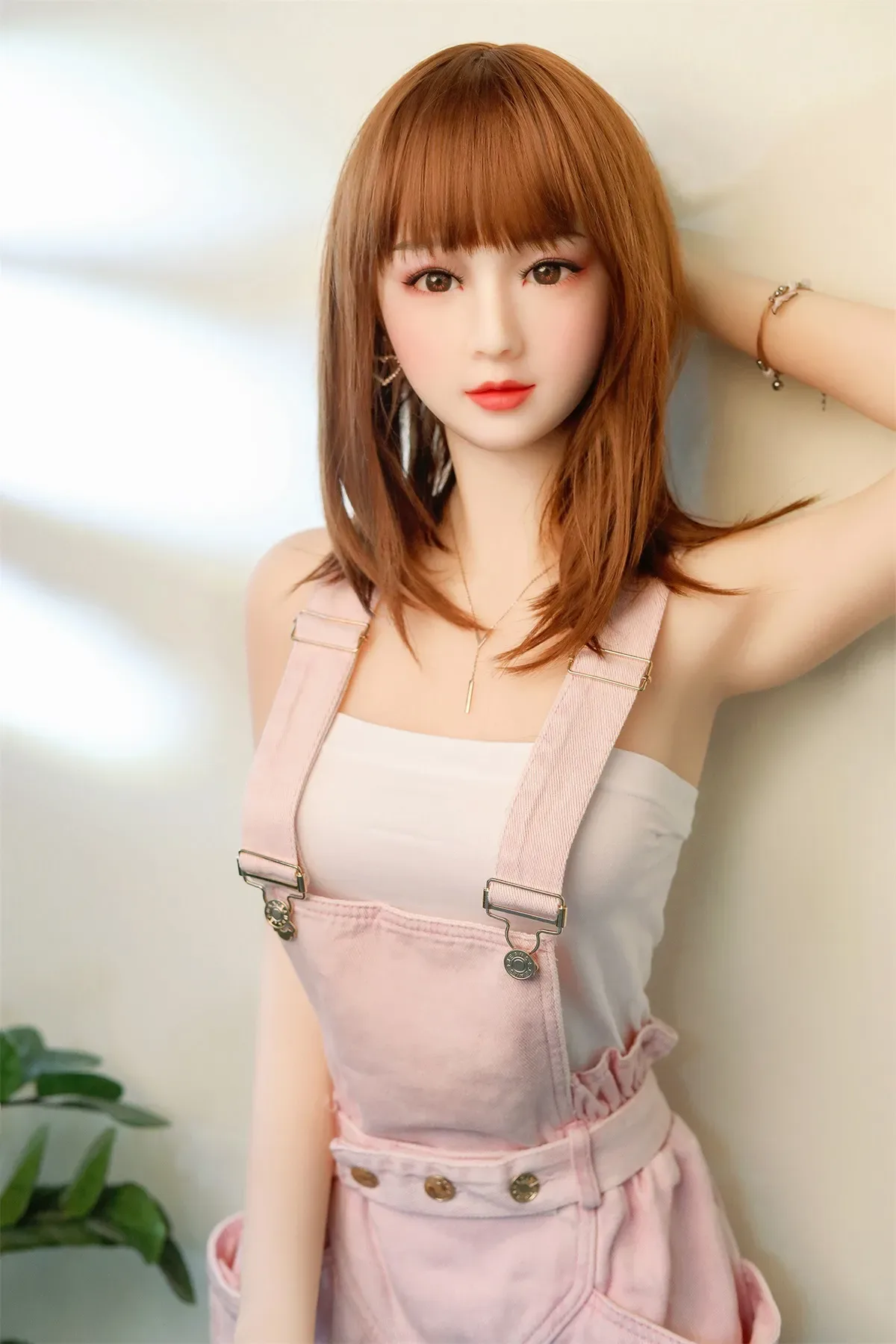 Pag- 160cm (5ft3) Small Breast Japanese Style Sex Doll With Blonde Straight Hair view 4