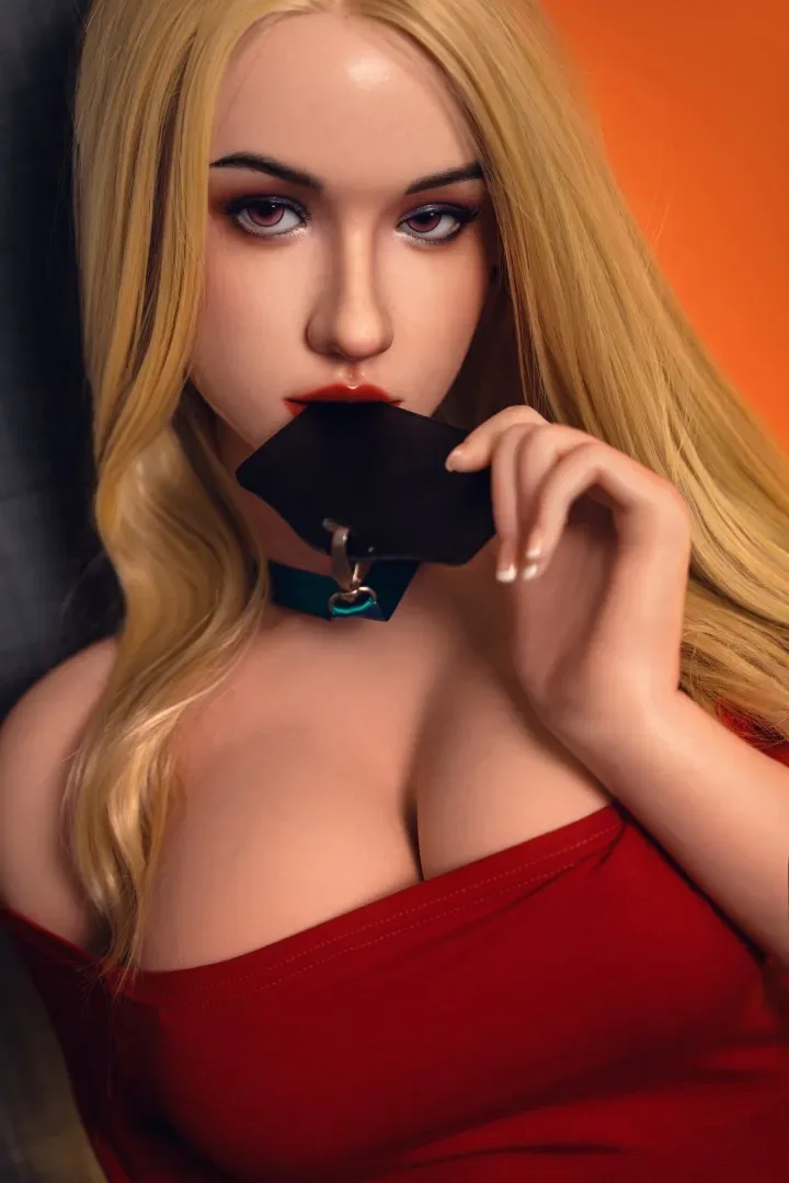 Orange In丨Maxine-5ft 5/165cm Movable Jaw Silicone Head Blonde Sex Doll
