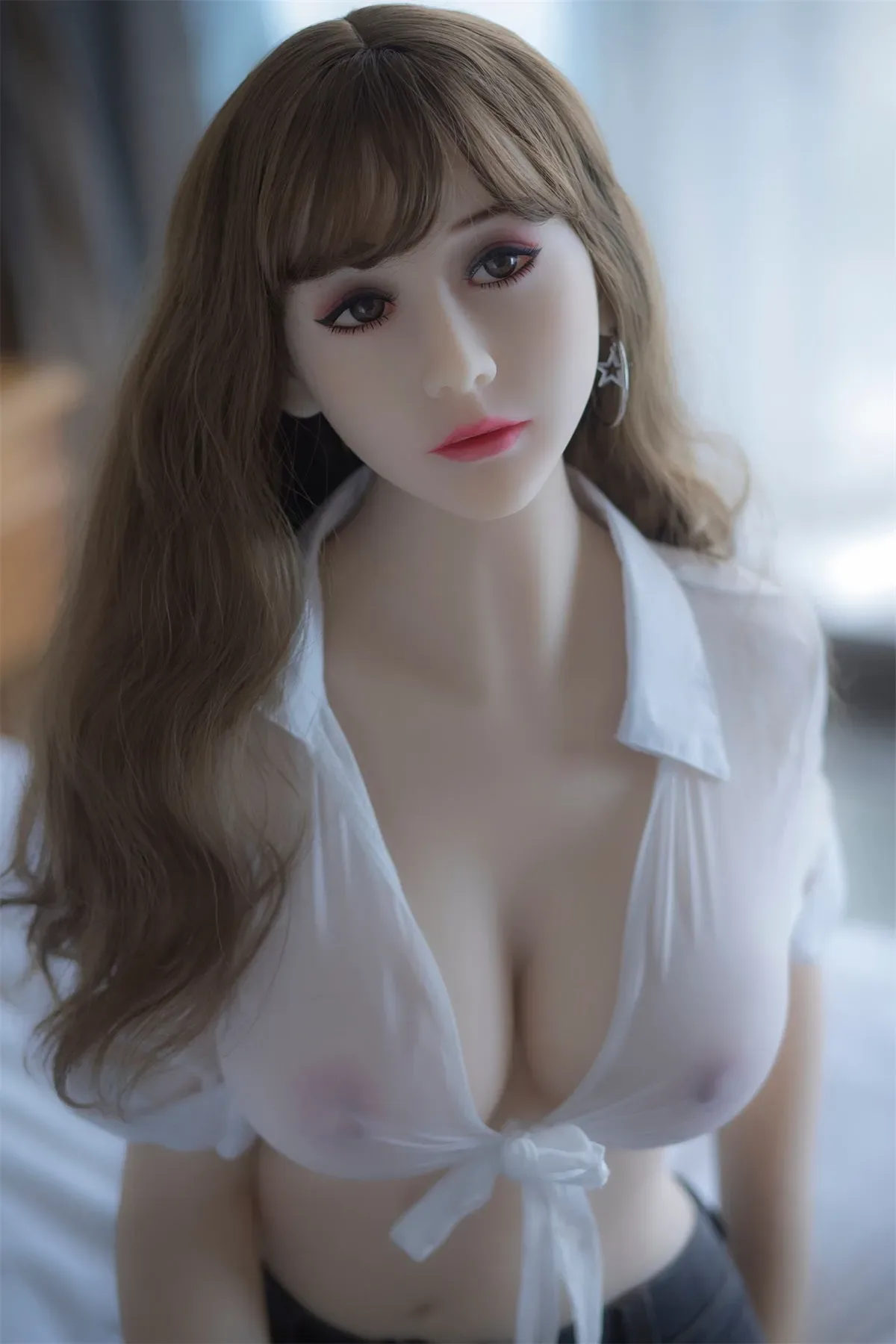 Toon - 5ft 6(165cm) Gorgeous Real Sex Doll With Blonde Curly Hair