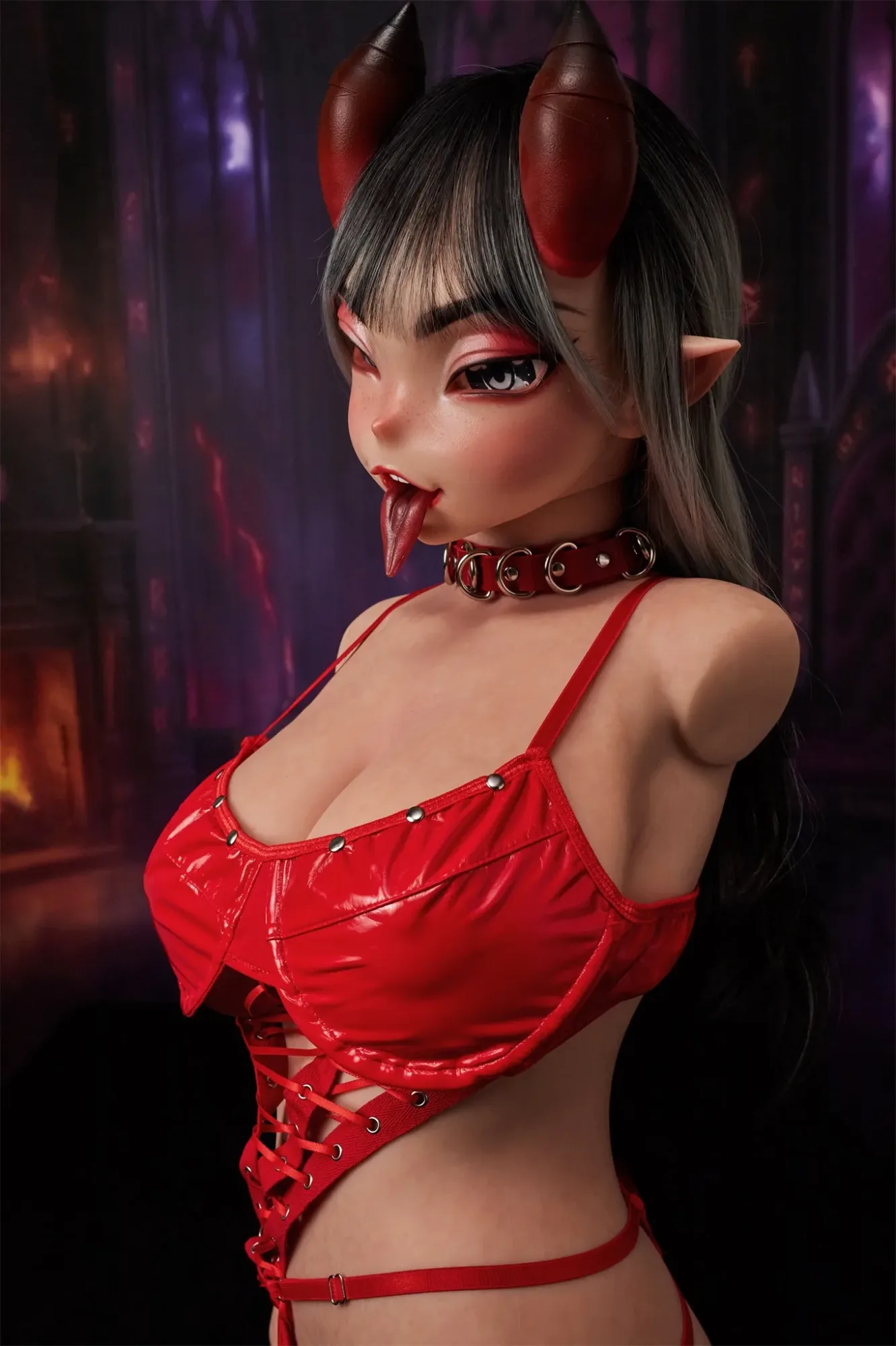 Climax Doll | 2ft 7/80cm G-Cup Ultra-Lightweight Silicone Sex Torso 664# With Head Meru, CLM ULW Series view 6