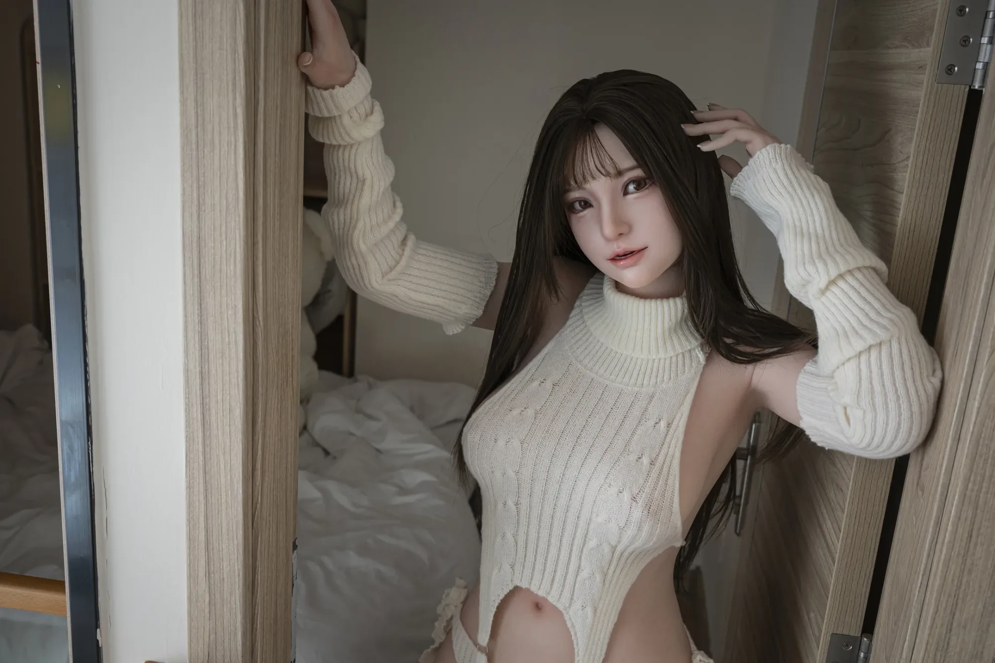 JX Doll | JiaJia- 5ft4/164cm D-Cup ROS Head Silicone Sex Doll #M9 view 4