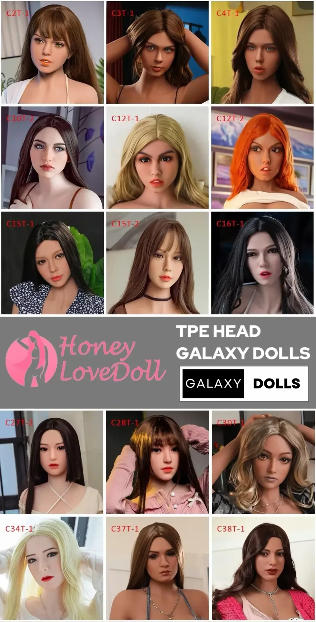 Galaxy Doll | TPE Head for Body 140cm/4ft7 - 170cm/5ft7