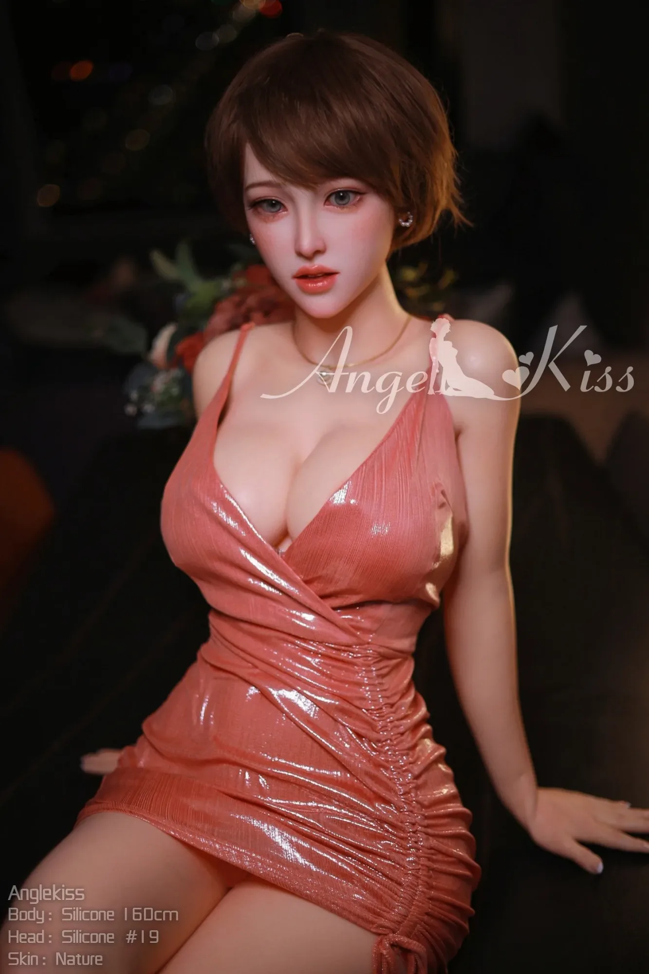 Angel Kiss | 160cm/5ft3 D-cup Silicone Sex Doll – Flora Simon