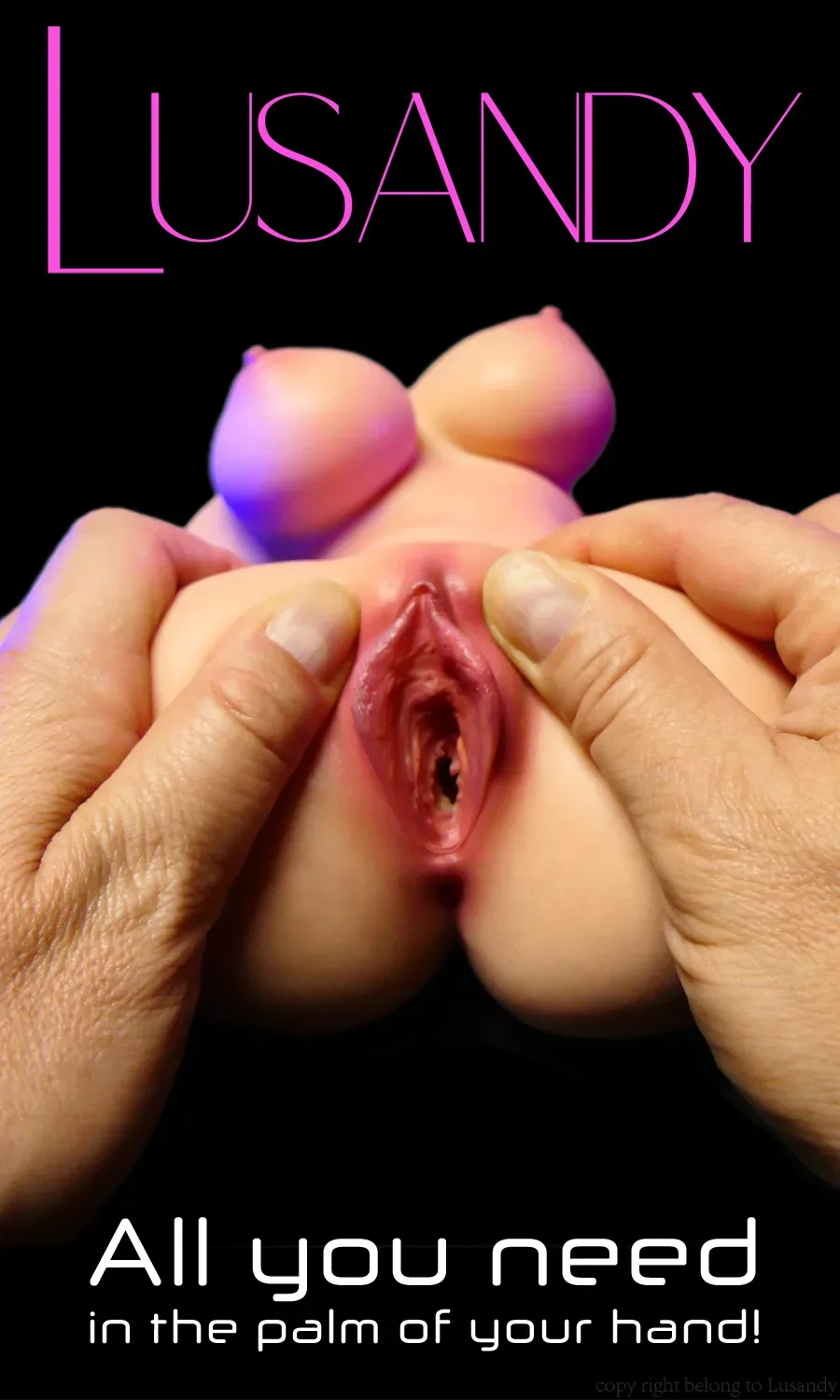 Lusandy Doll | 3.3lb/1.5kg Natural Silicone Pocket Pussy Pleasure Toy LSD-M01 B (In Stock US) view 2