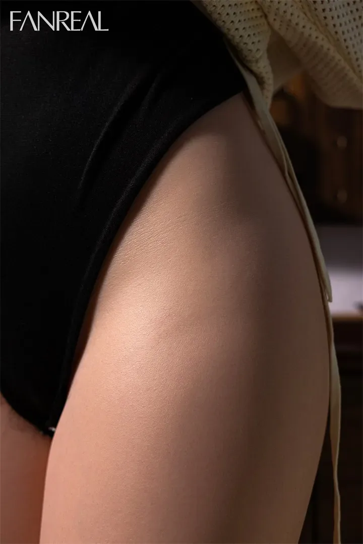 FanReal丨Gina -5ft 7/170cm D-Cup Real Skin ROS Head Silicone Sex Doll view 6