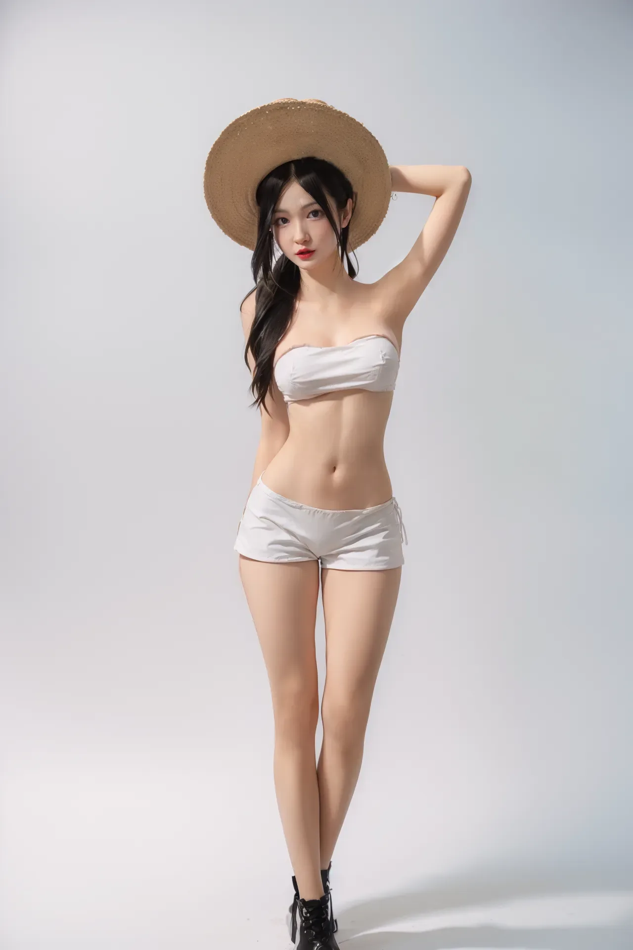 Orange In丨Zona -5ft 3/160cm Movable Jaw Skinny Silicone Sex Doll view 3