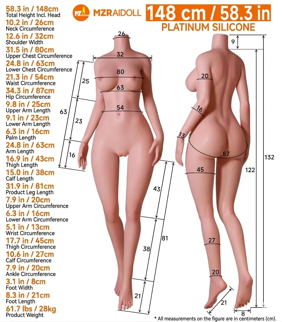 MZRAI Doll | Bobby -4ft 10/148cm Robotic AI Head Silicone Sex Doll