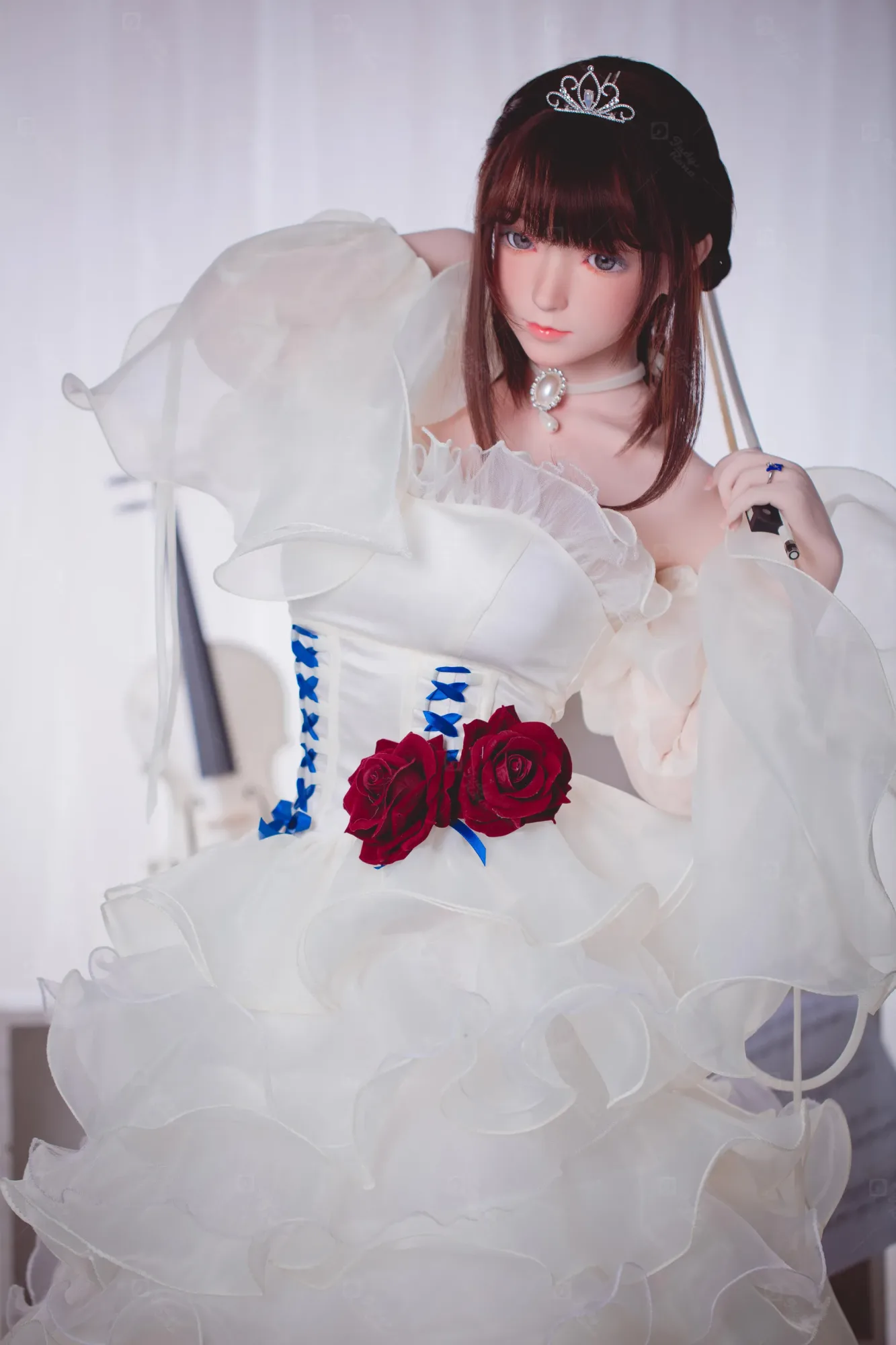 JR | Yuki - 4Ft 10(148cm) Wedding Dress Girl Silicone Sex Doll view 2