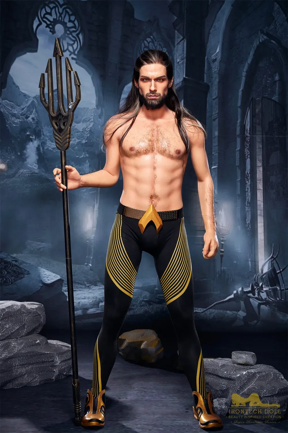 Irontech | Thomas - 5ft7 (170cm) Aquaman Silicone Male Sex Doll view 7