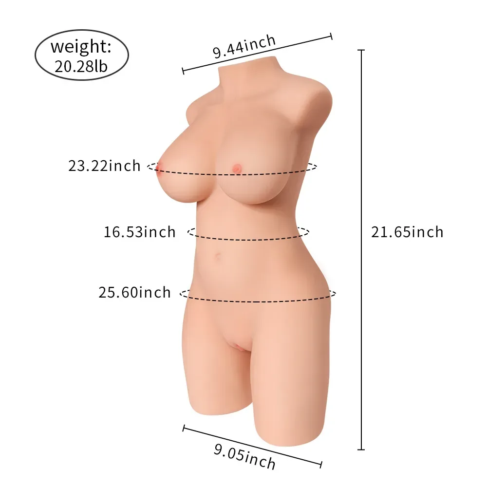 Maia - 55cm/21.65in  Torso Sex Doll (In Stock US) view 8