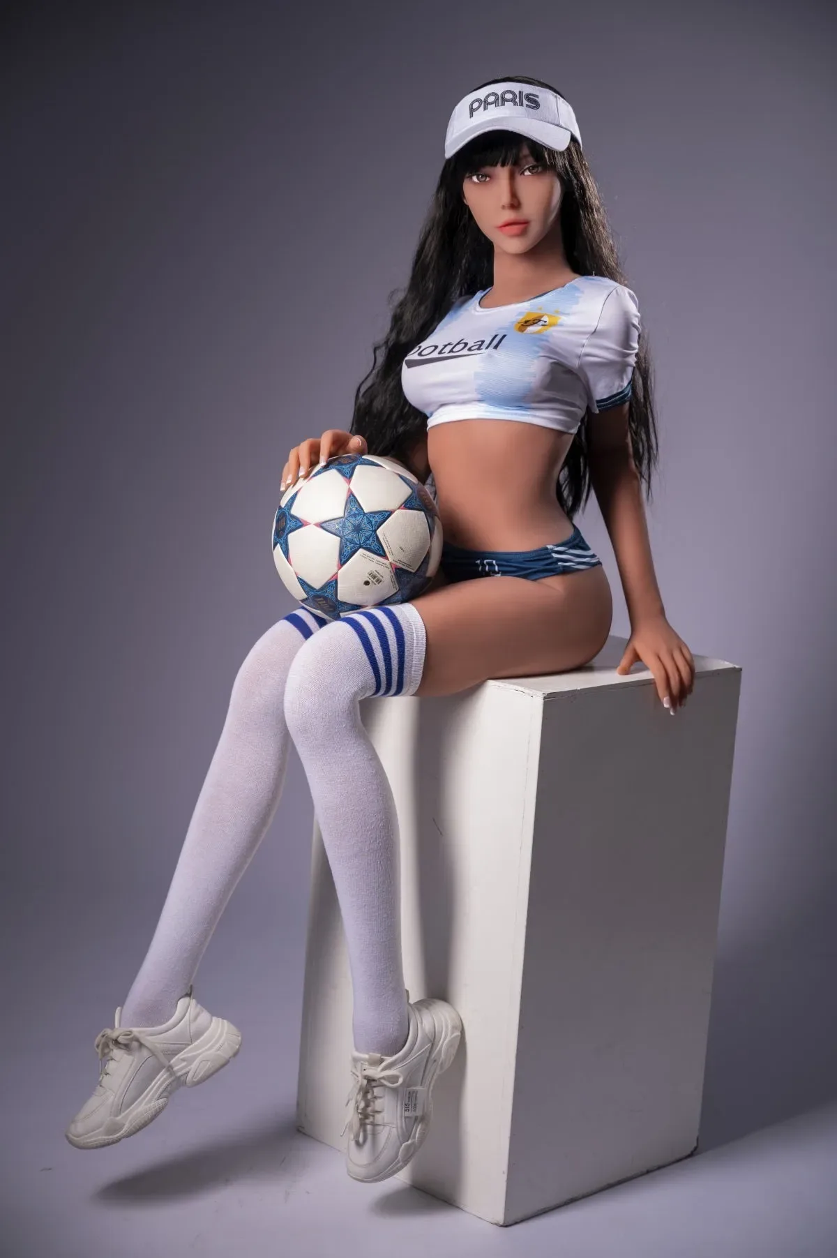 Mais - 5ft 5(166cm)  Cute Small Breast Football Girl Real Sex Doll With Long Hair view 5