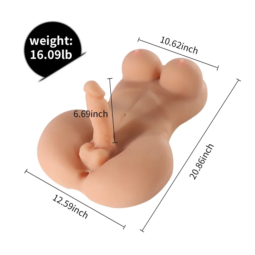 Nalada - 16.09lb Sex Doll Torso Shemale Queen (In Stock US) view 5