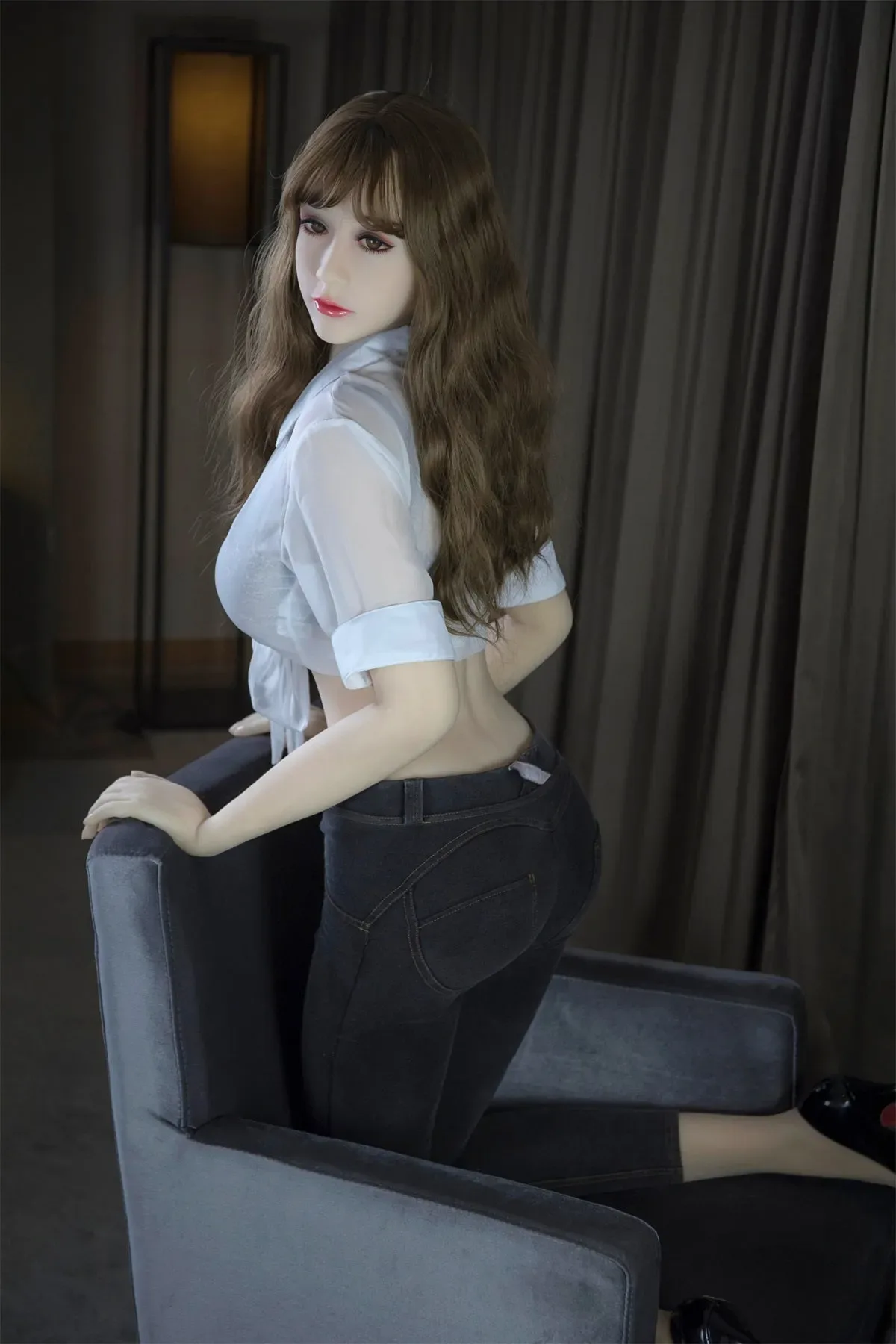 Toon - 5ft 6(165cm) Gorgeous Real Sex Doll With Blonde Curly Hair view 8