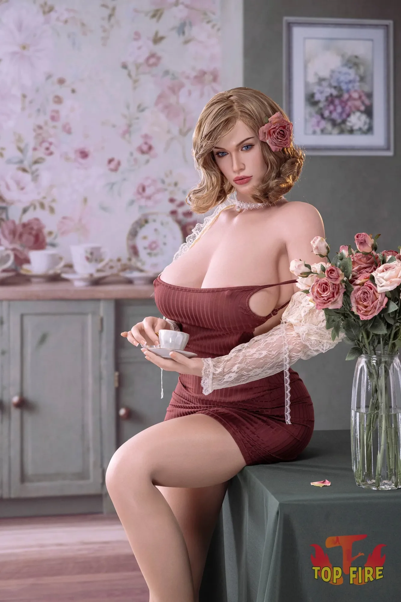 Top Fire | Violet -Ultra Light 5ft 7/174cm Realistic Skin Texture Silicone Sex Doll, T63 view 8