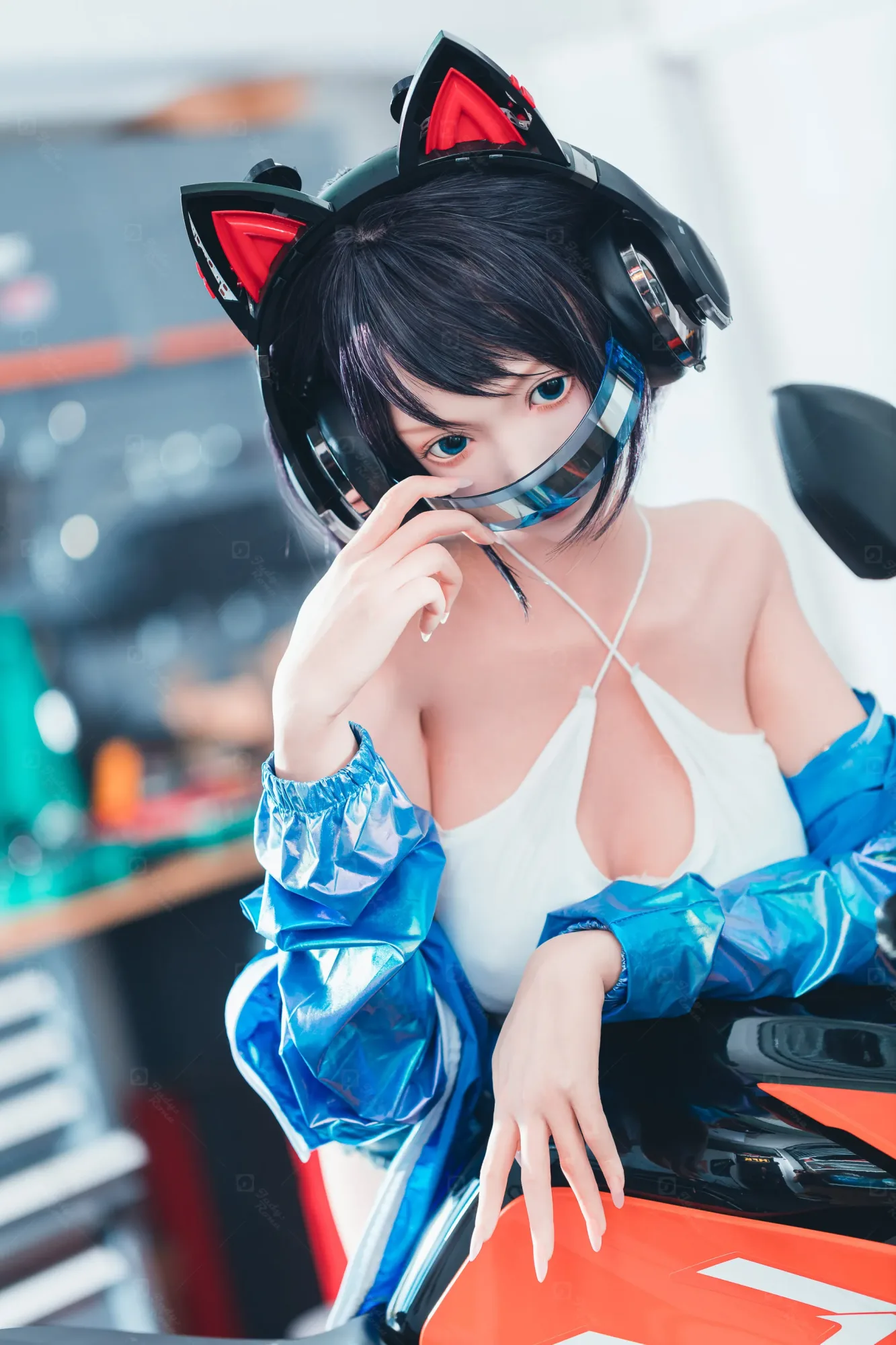 JR | Kira - 5Ft 2(158cm) Japanese Motorcycle Girl Silicone Sex Doll view 3