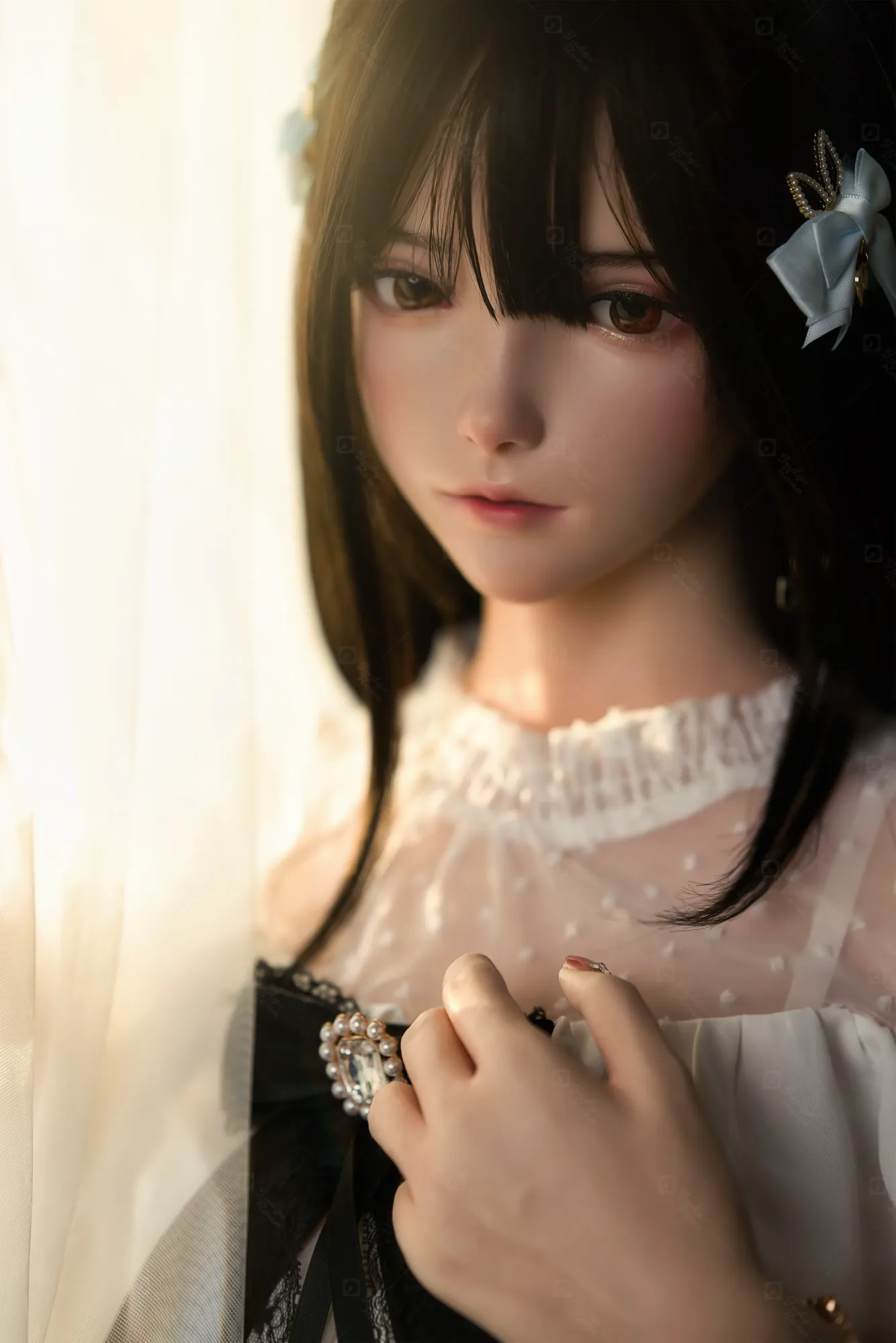 JR | Kaori - 4Ft 11(150cm) Japanese JK skirt Silicone Sex Doll view 6