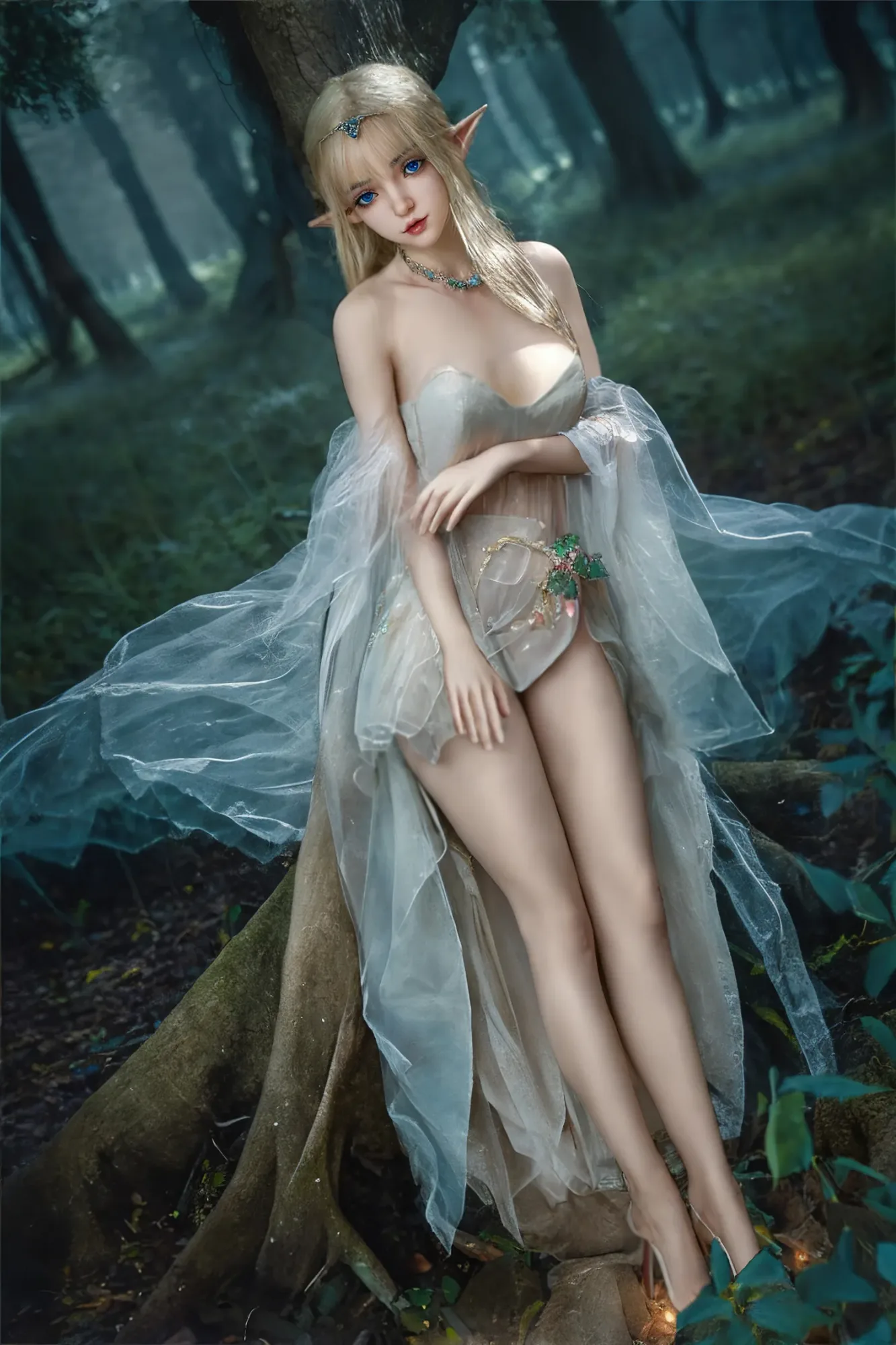 SY Doll丨Elsie -4ft 11/150cm Small Breast ROS Silicone Head Sex Doll view 7