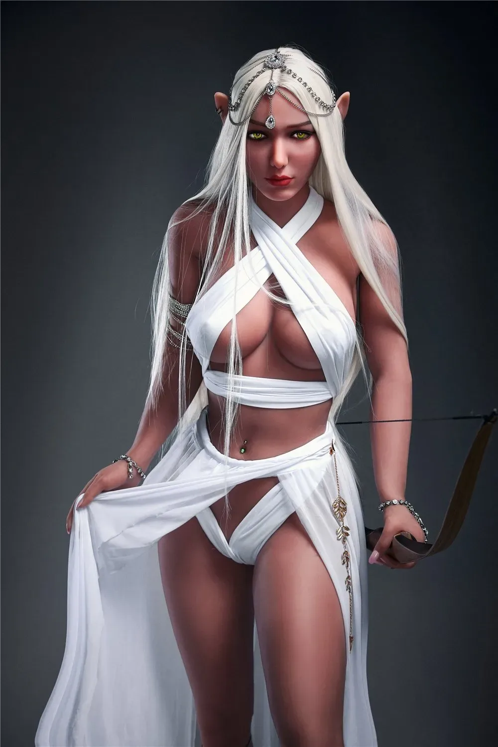 Irontech | Scarlet -5ft 5/166cm(2.0) White-Haired Elf TPE Sex Doll view 1