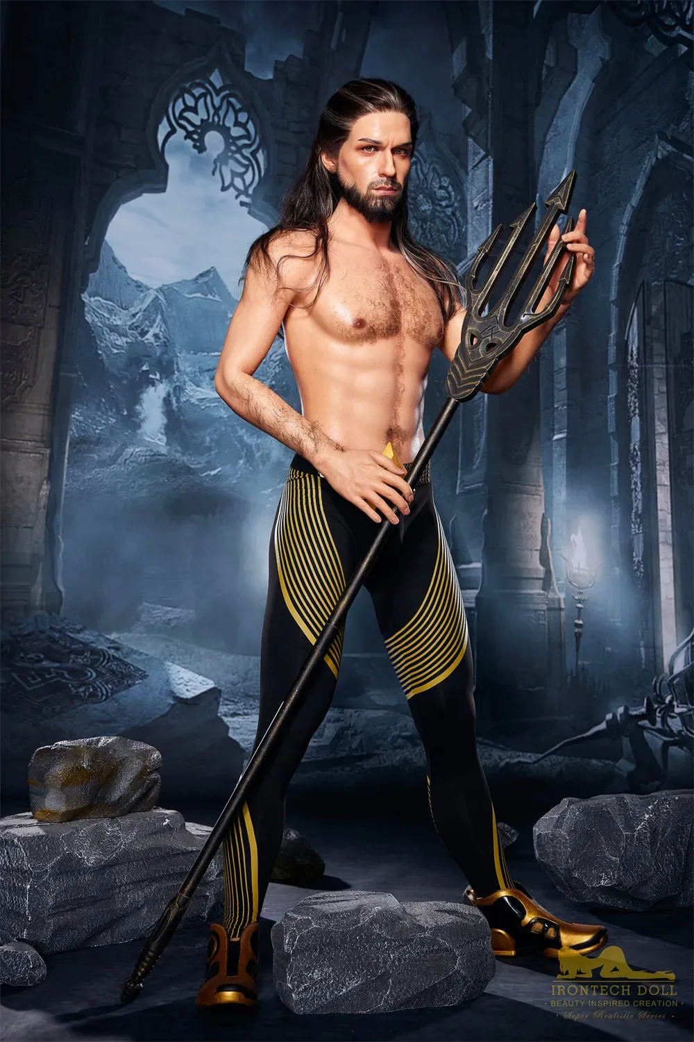 Irontech | Thomas - 5ft7 (170cm) Aquaman Silicone Male Sex Doll view 4